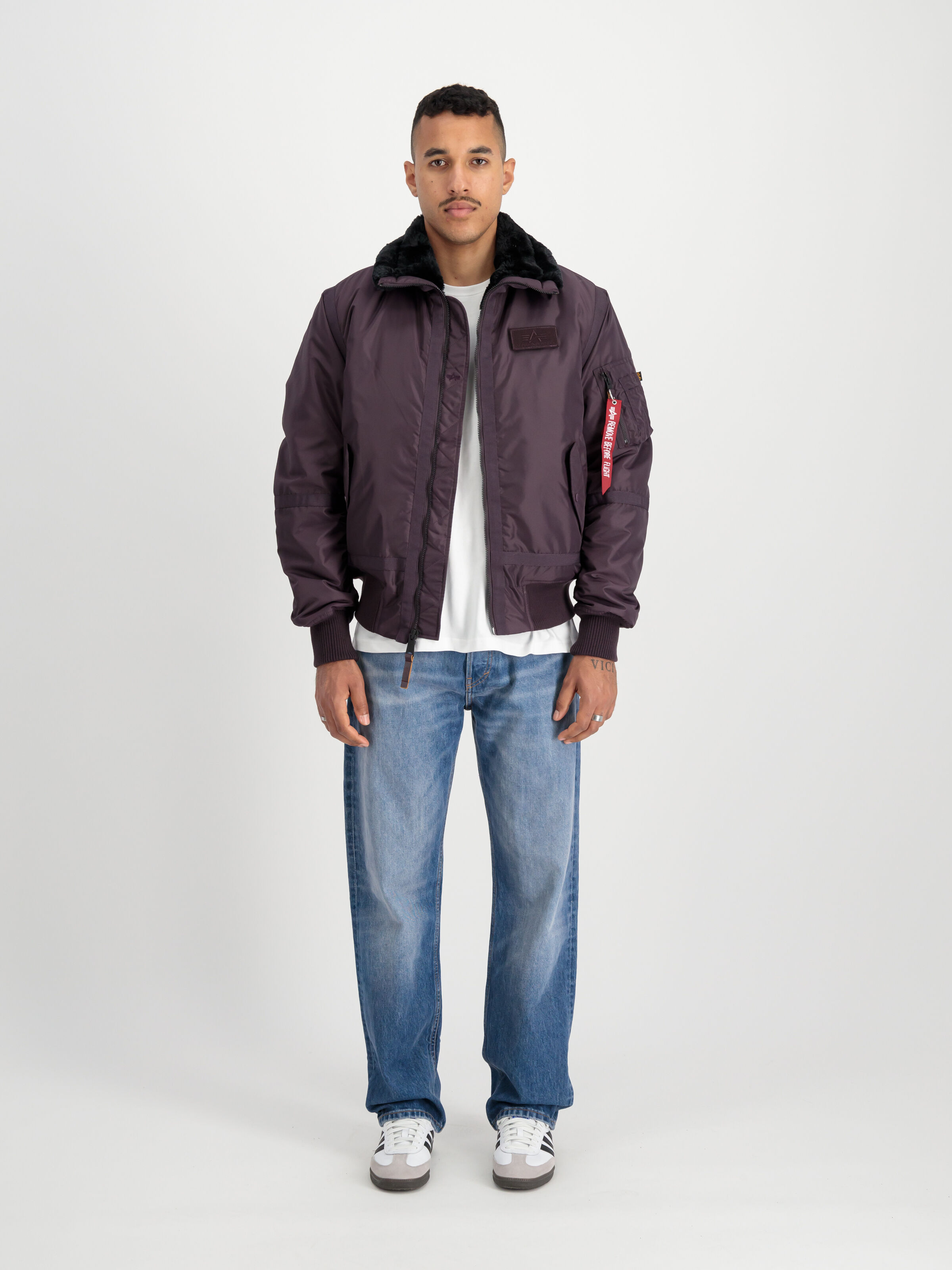 B-15 III TT Two Tone Bomber Jacket Plum 198122_719_2_model_00001_115944
