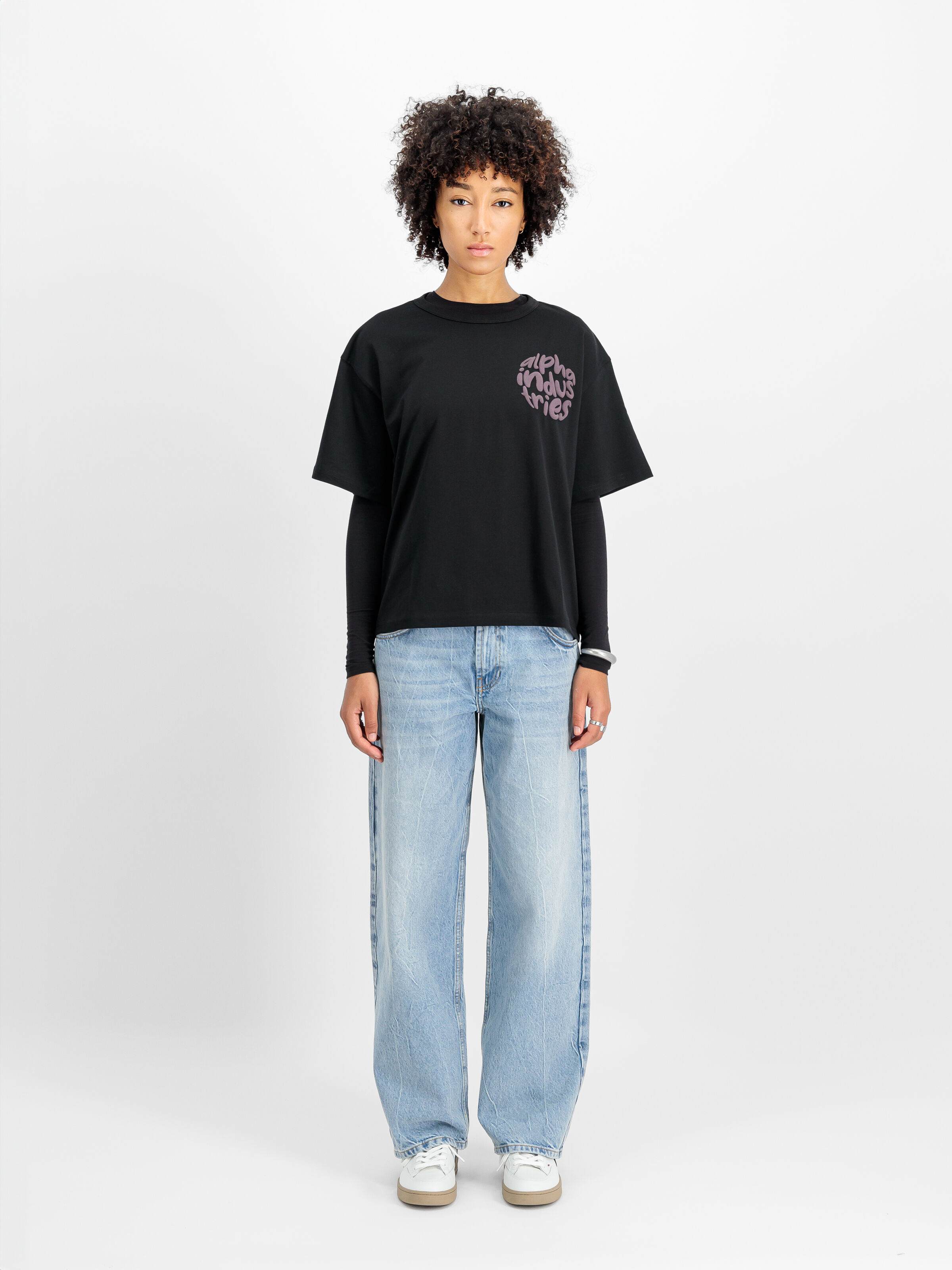 Logo T-Shirt Women black 148065_03_2_model_00001_107388