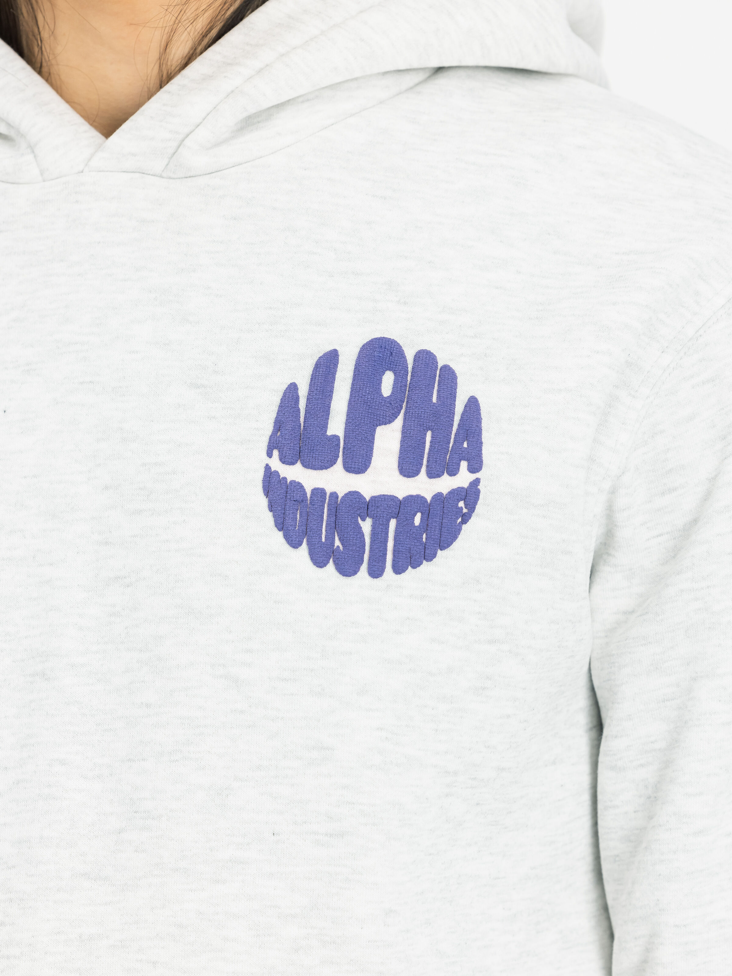 Backprint Logo Hoodie pastel grey melange 156336_752_3_detail_00001_147799