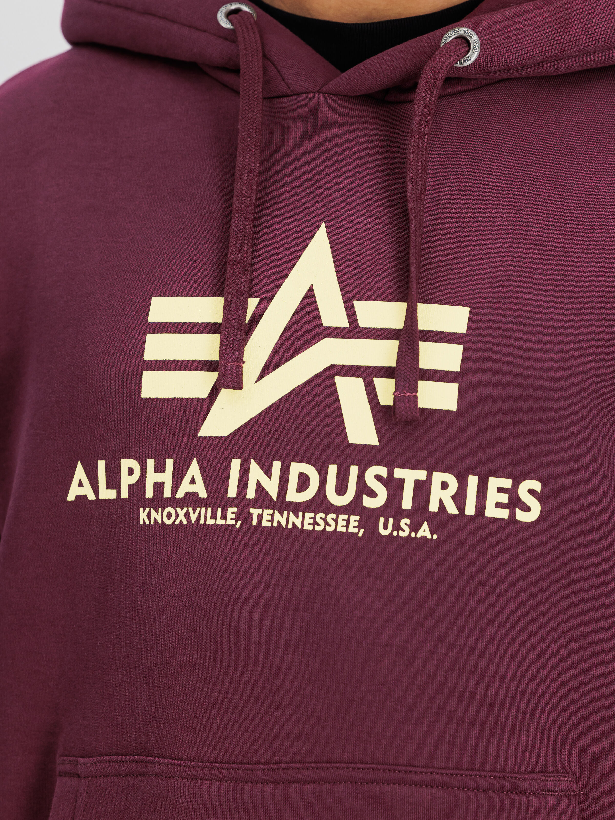 Basic Big Logo Hoodie dark cherry 178312_608_3_detail_00001_166348