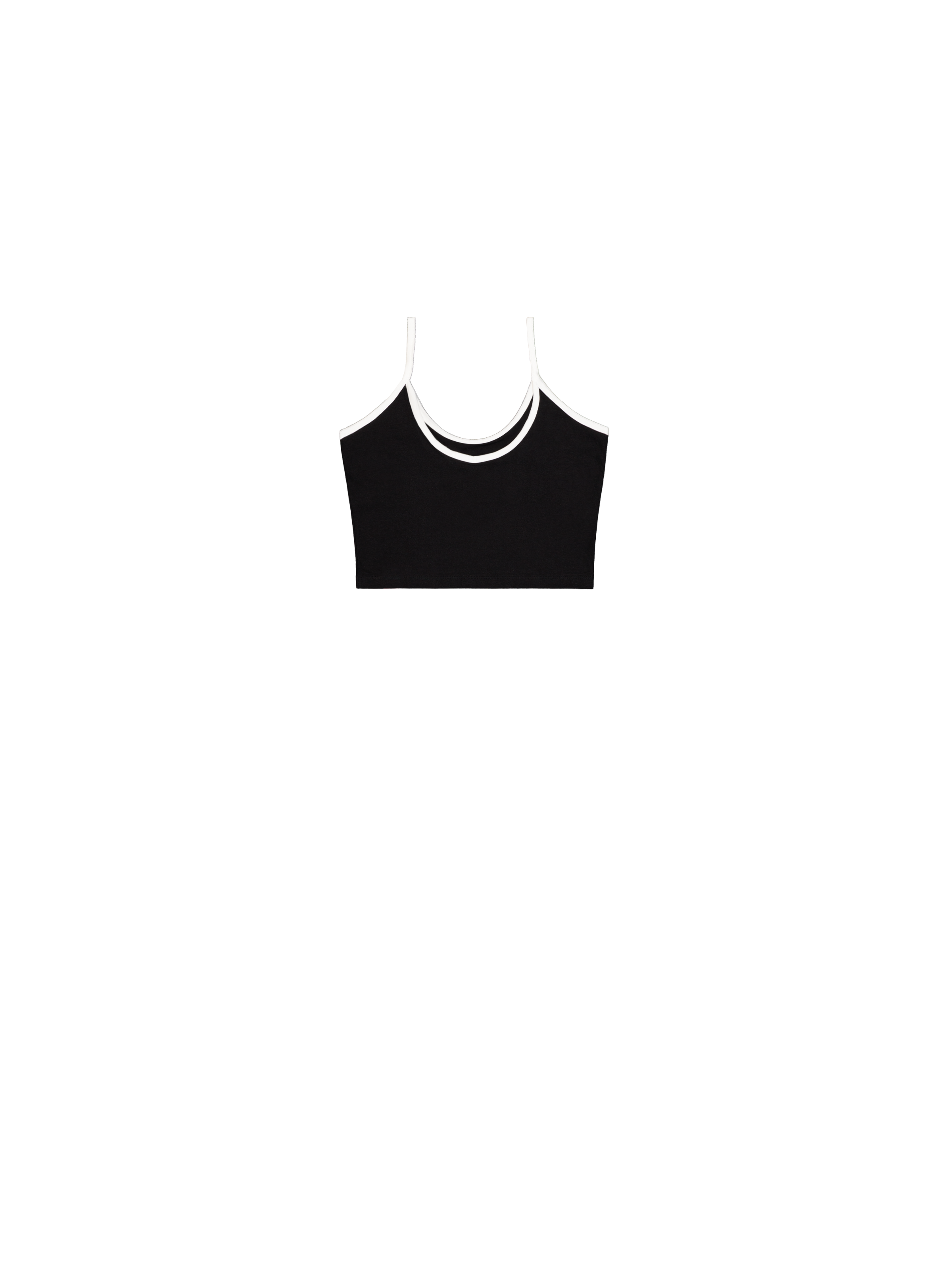 Basic Mid Logo Cropped Tank Top Women black 106080_03_1_flatlay_00002_221978