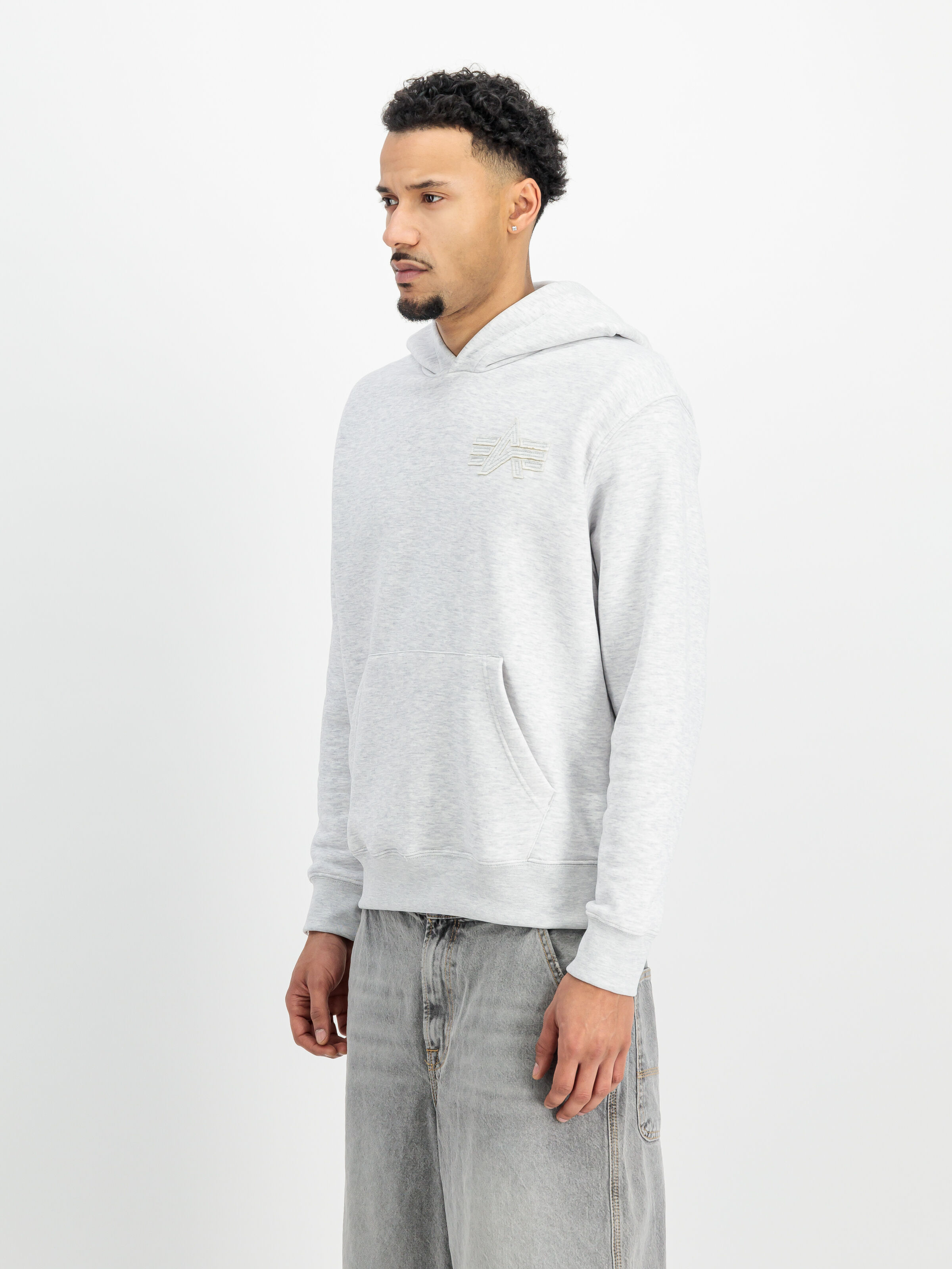 Coach Backprint Hoodie pastel grey melange 156334_752_2_model_00002_151793