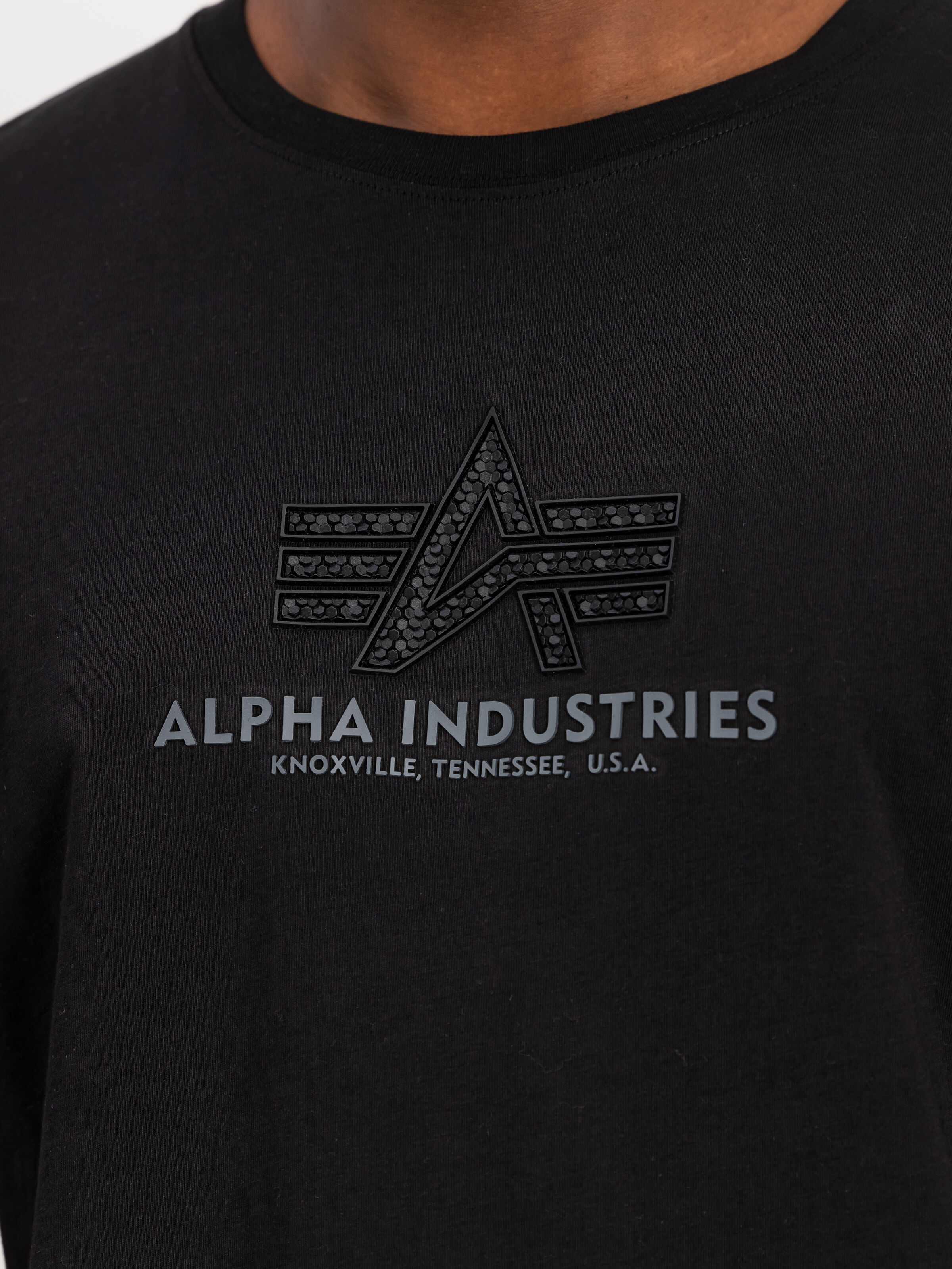 Basic Big Logo Rubber T-Shirt black/grey 100501RB_198_3_detail_00001_160934