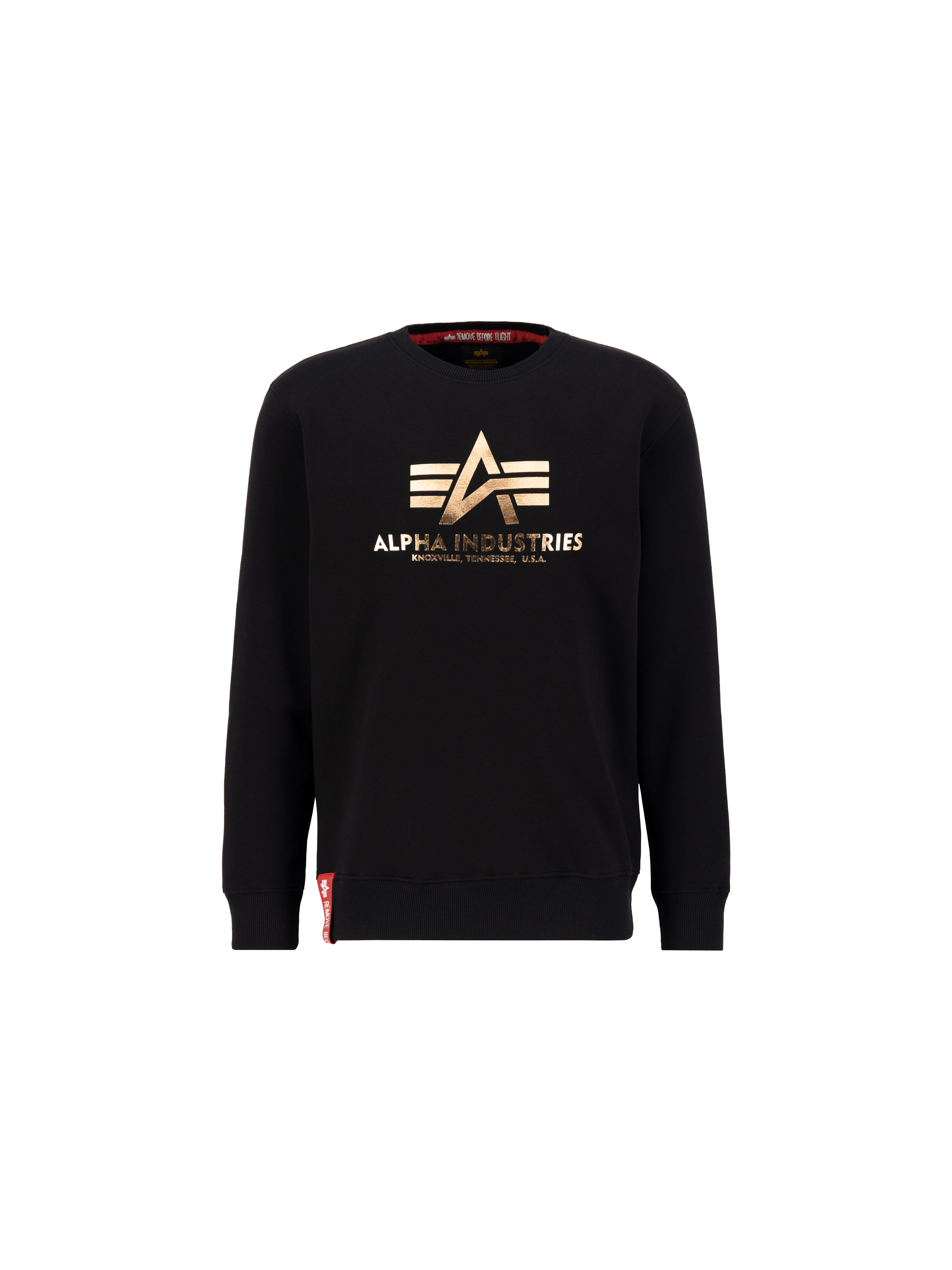 Basic Foil Print Sweatshirt Basic Foil Print Sweatshirt