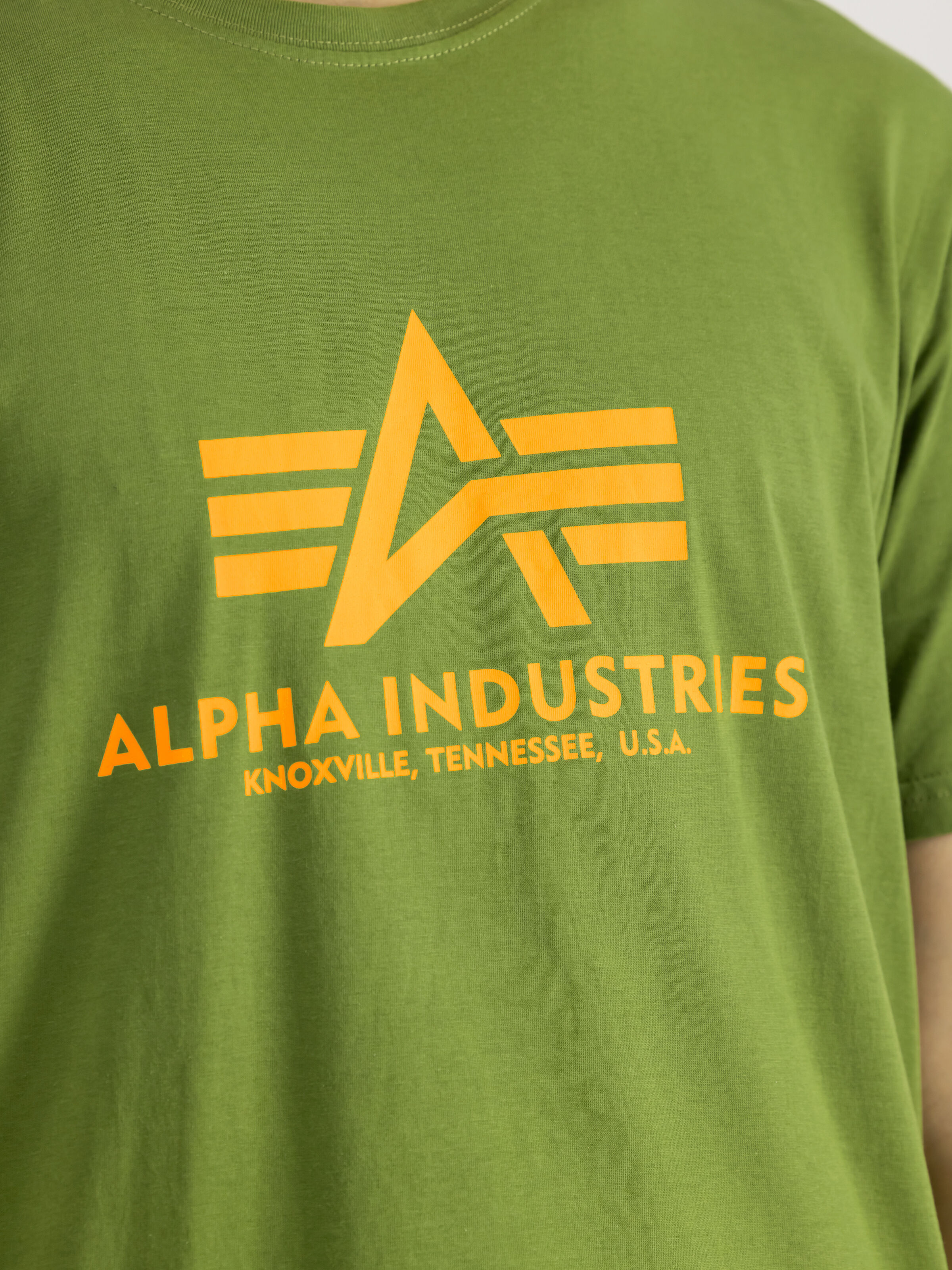 Basic Big Logo T-Shirt moss green 100501_714_3_detail_00001_109748