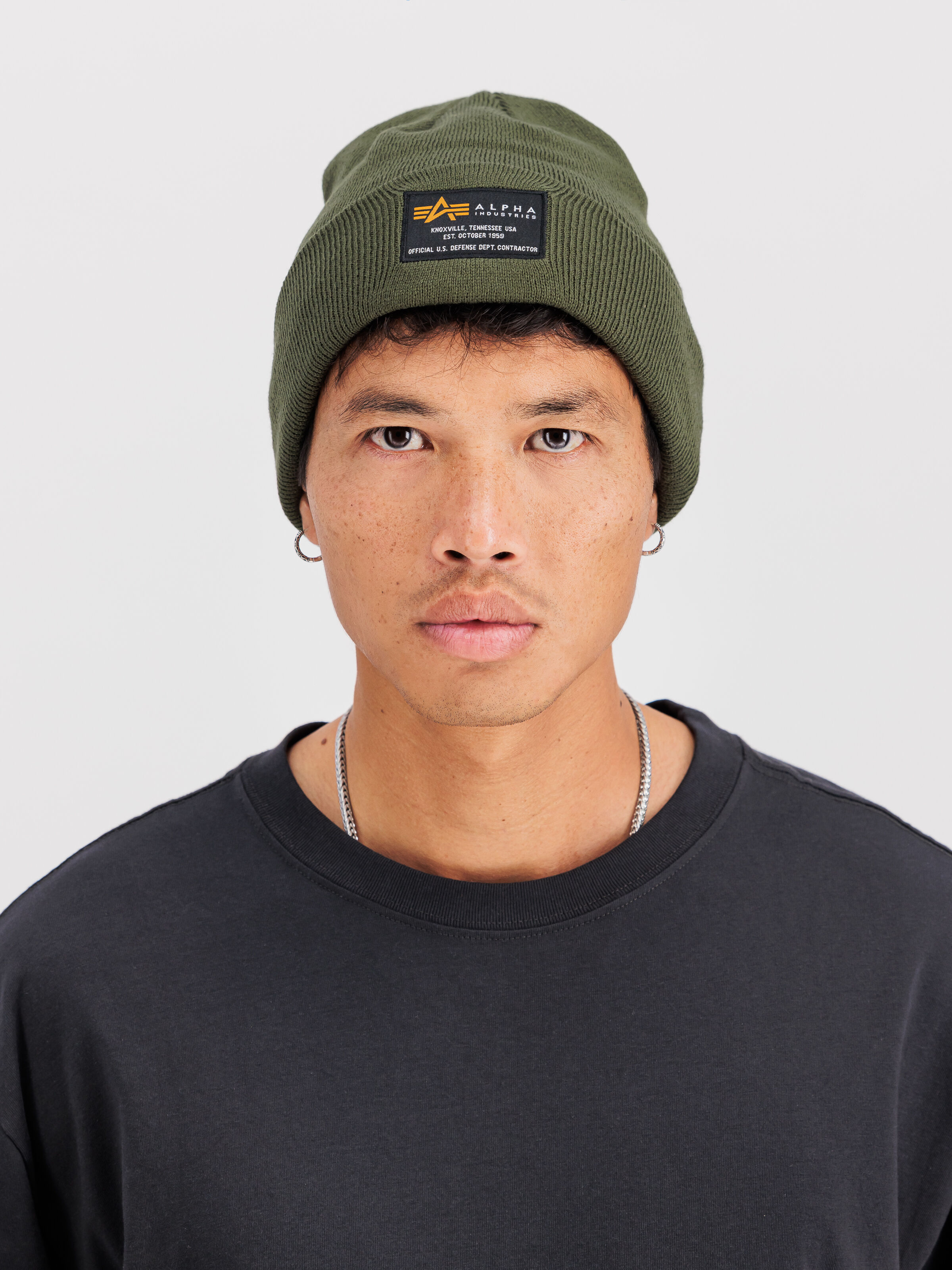 Crew Beanie dark green 128924_257_2_model_00001_117791