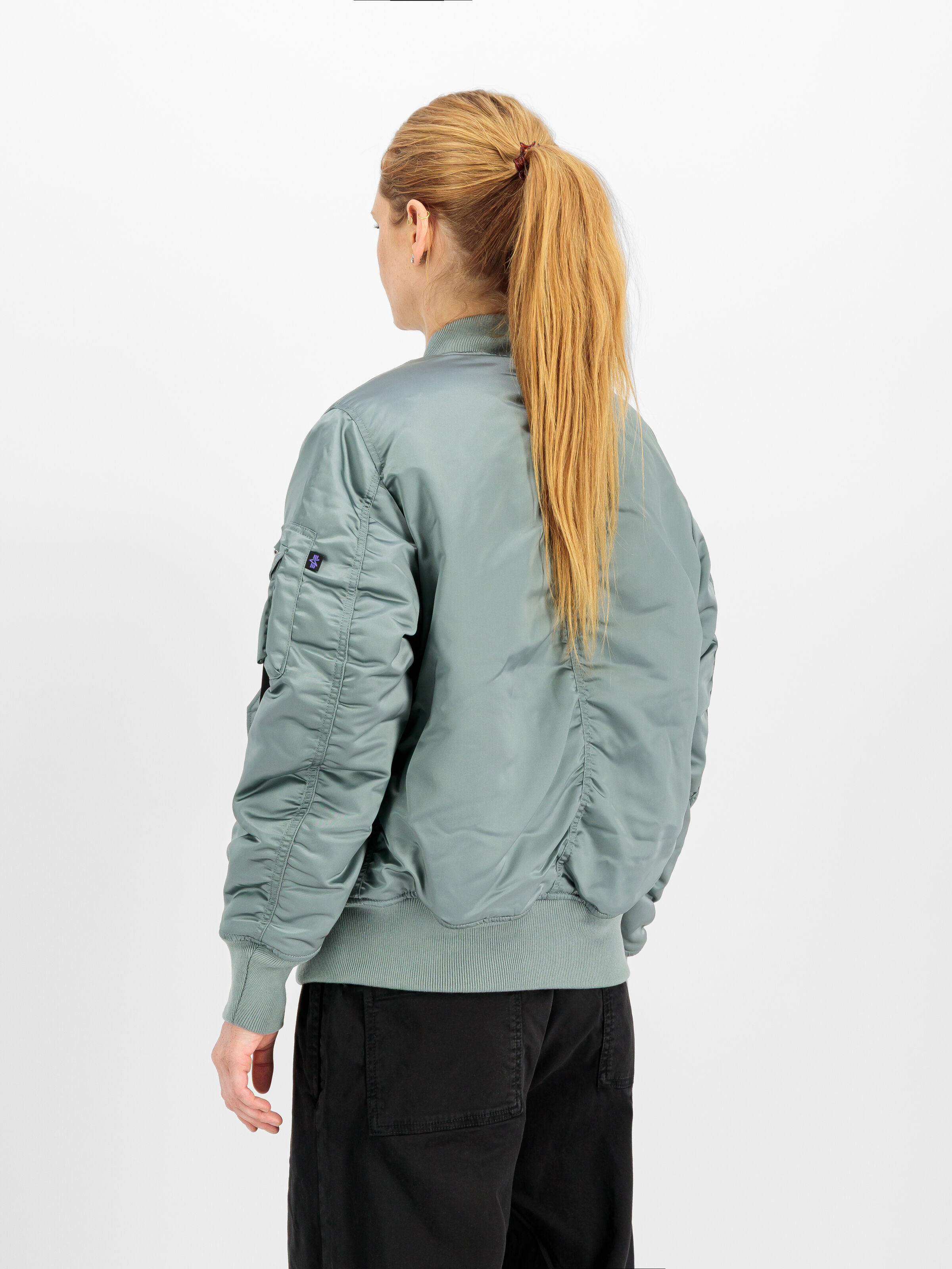 MA-1 Base Flight UV Bomber Jacket silverblue 756111_226_2_model_00006_245200
