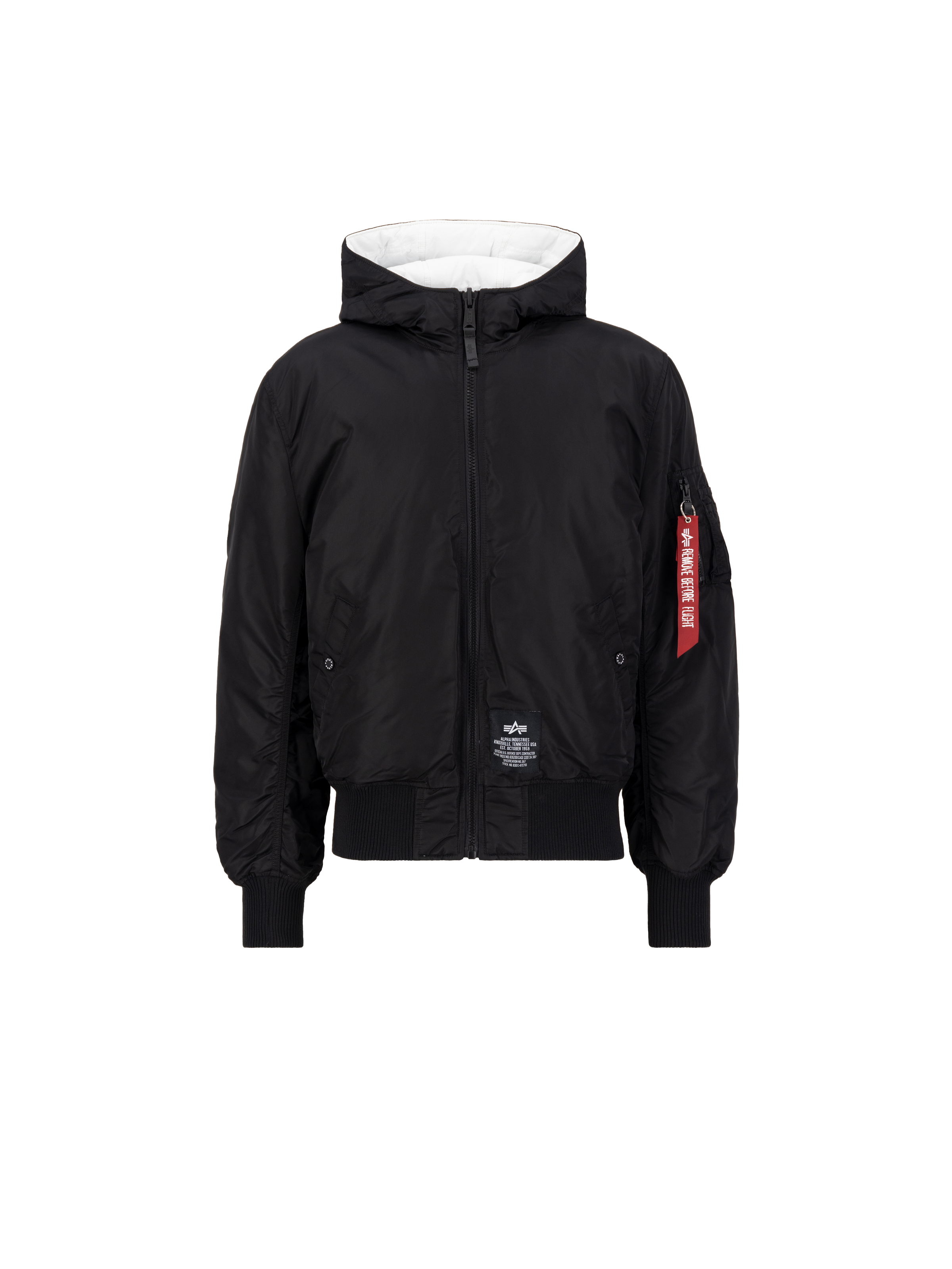 Hooded Puffer Faux Down Reversible Bomber Jacket Hooded Puffer Faux Down Reversible Bomber Jacket