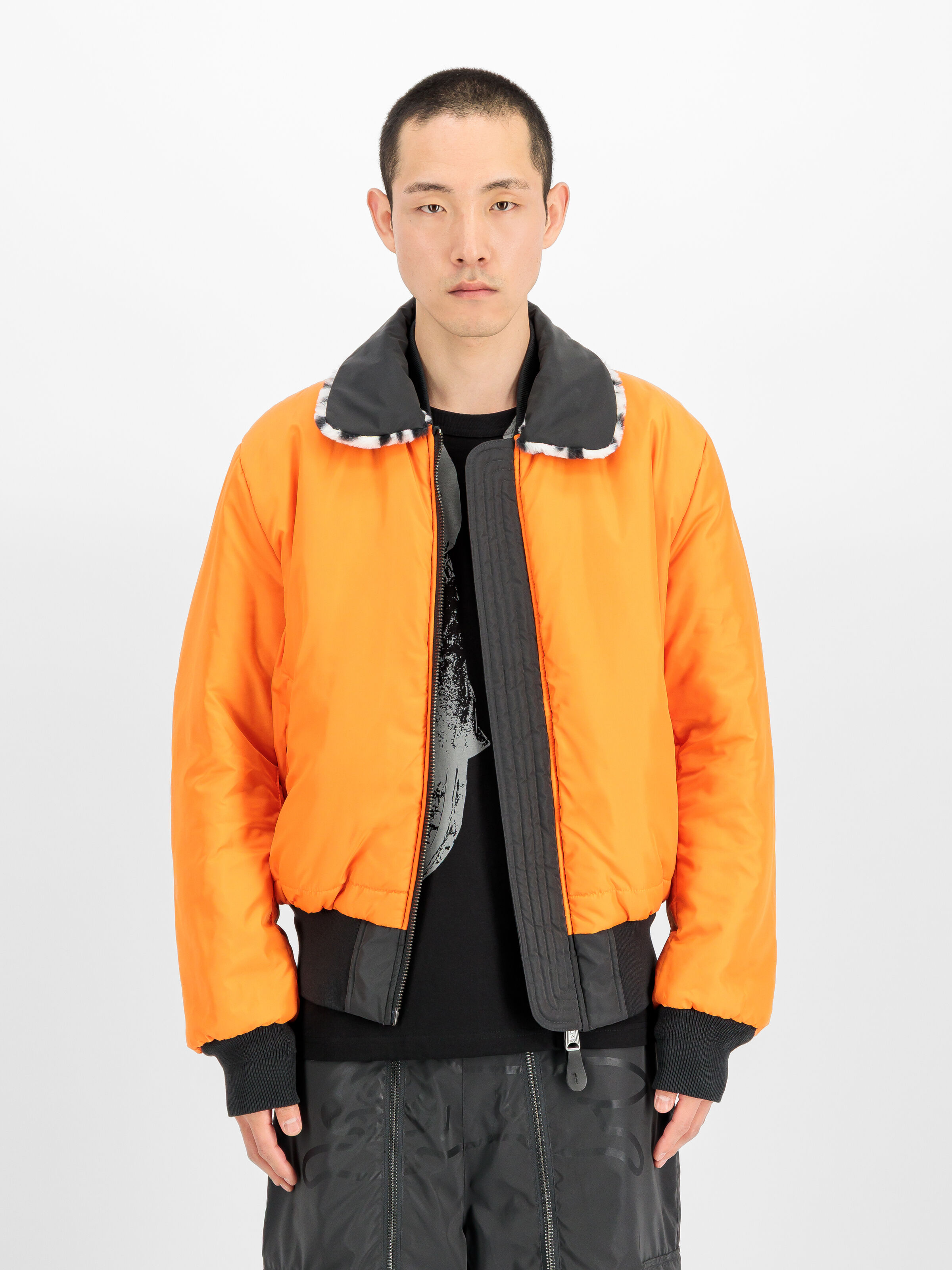 ALPHA x ICE CREAM B-15 Bomber Jacket black 268170_03_3_detail_00001_244762