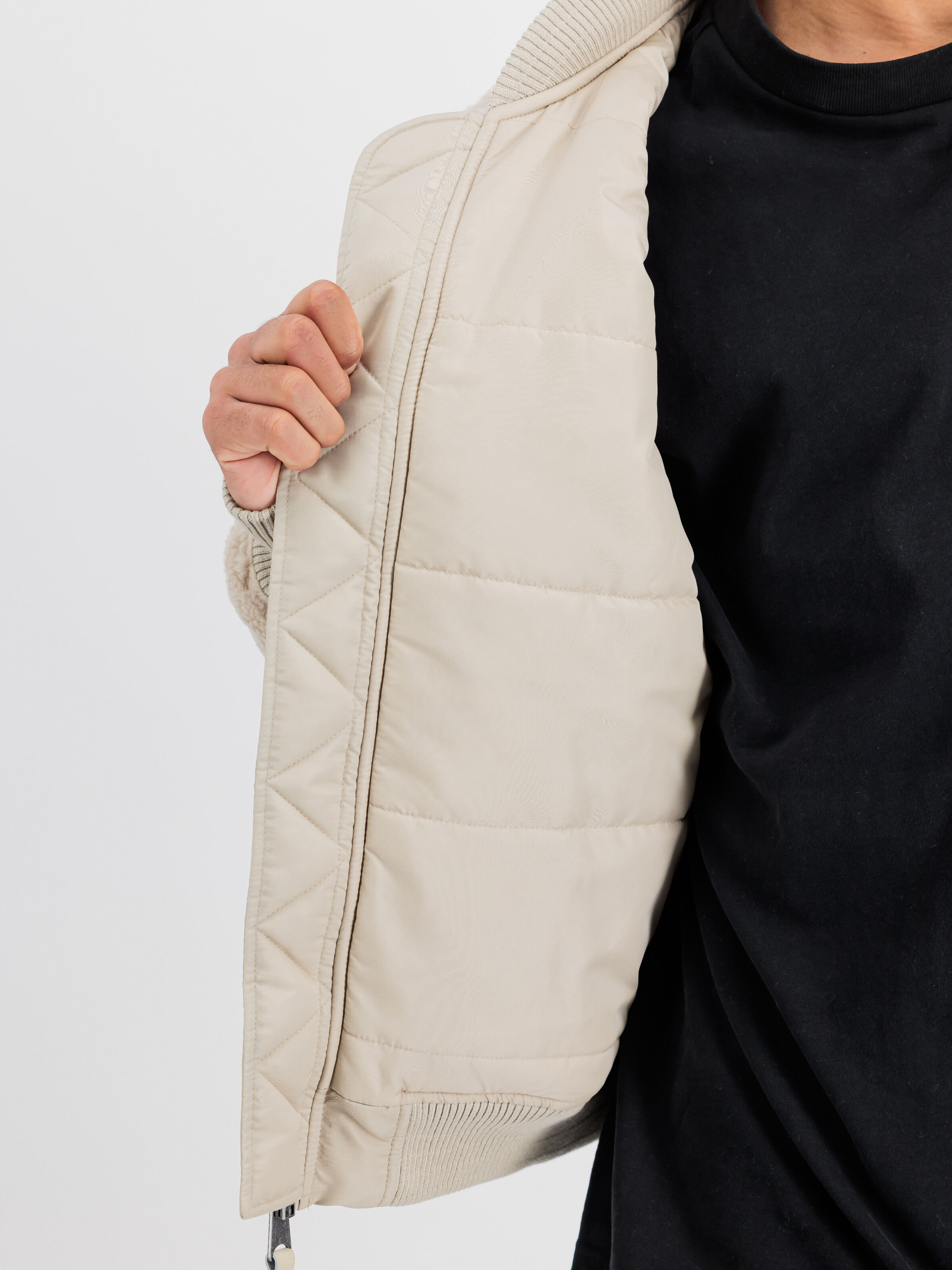 MA-1 Teddy Bomber Jacket organic beige 258118_627_3_detail_00001_163190
