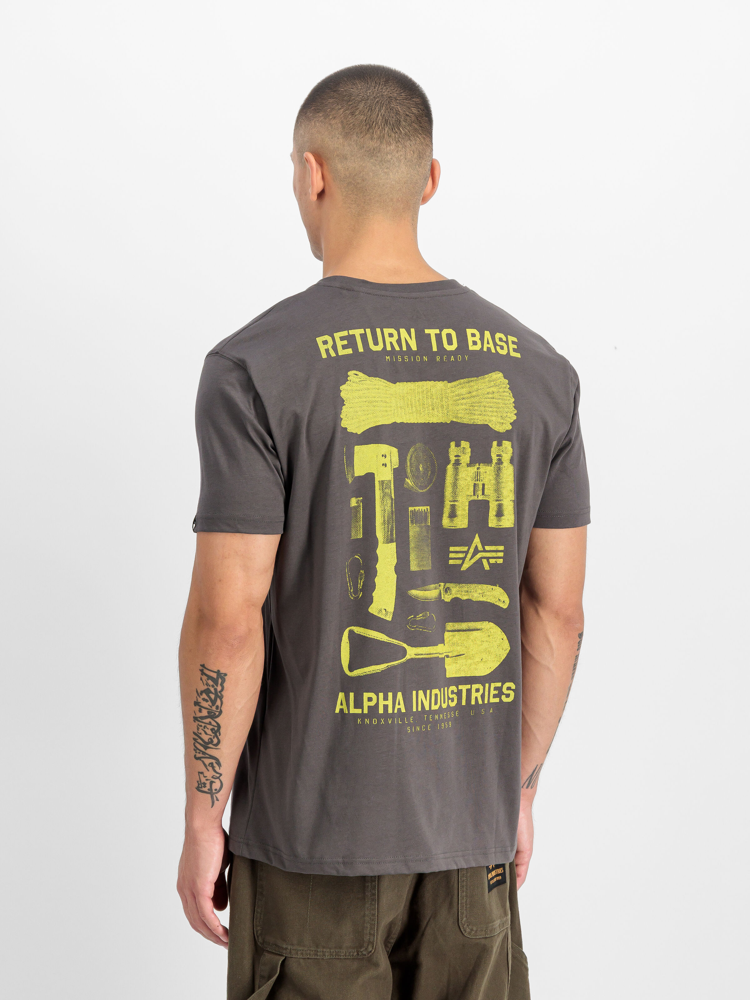 Return To Base T-Shirt vintage grey 266506_684_2_model_00003_211980