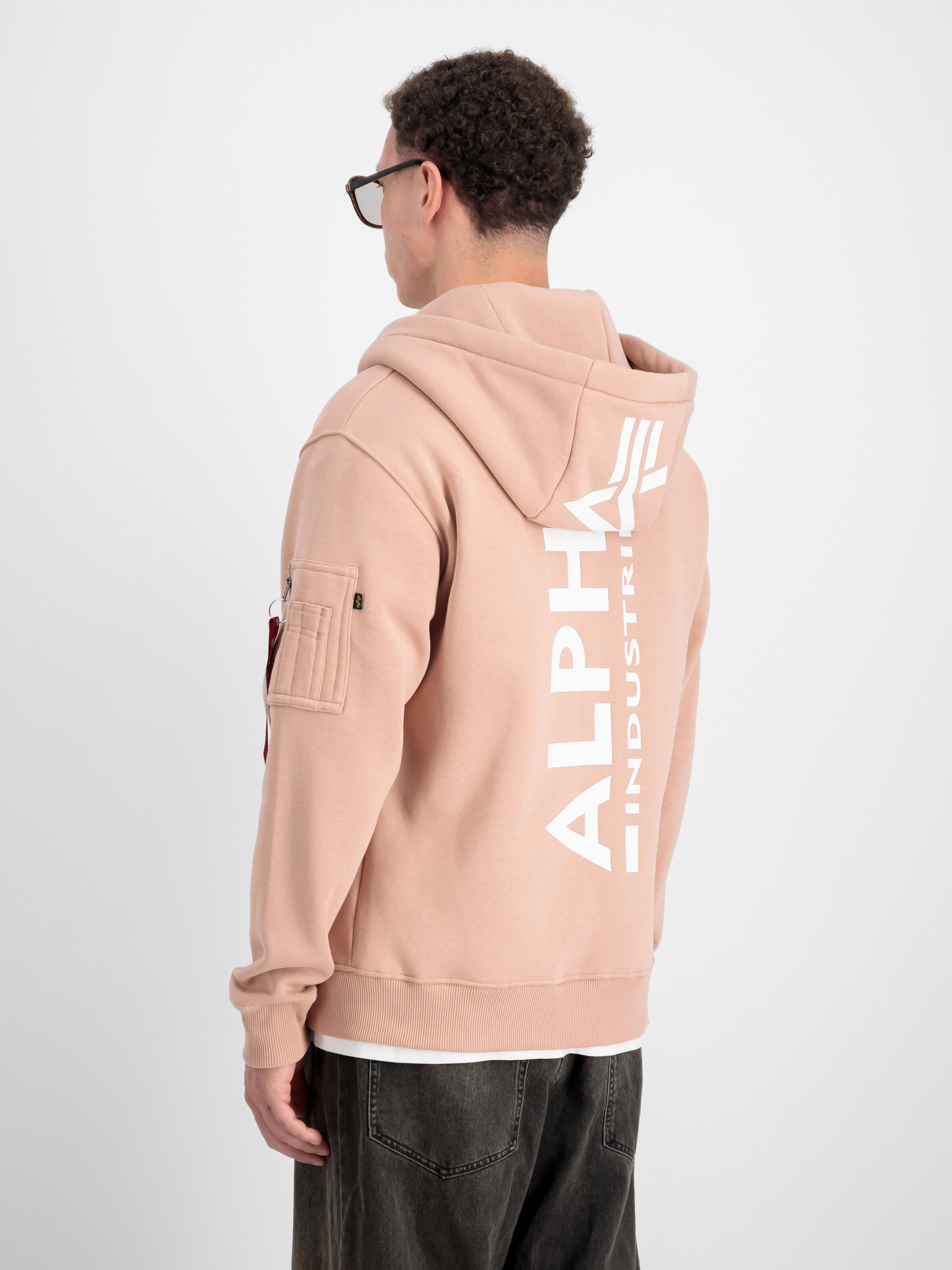 Backprint Zip Hoodie Dusty Coral 128342_721_2_model_00004_97360