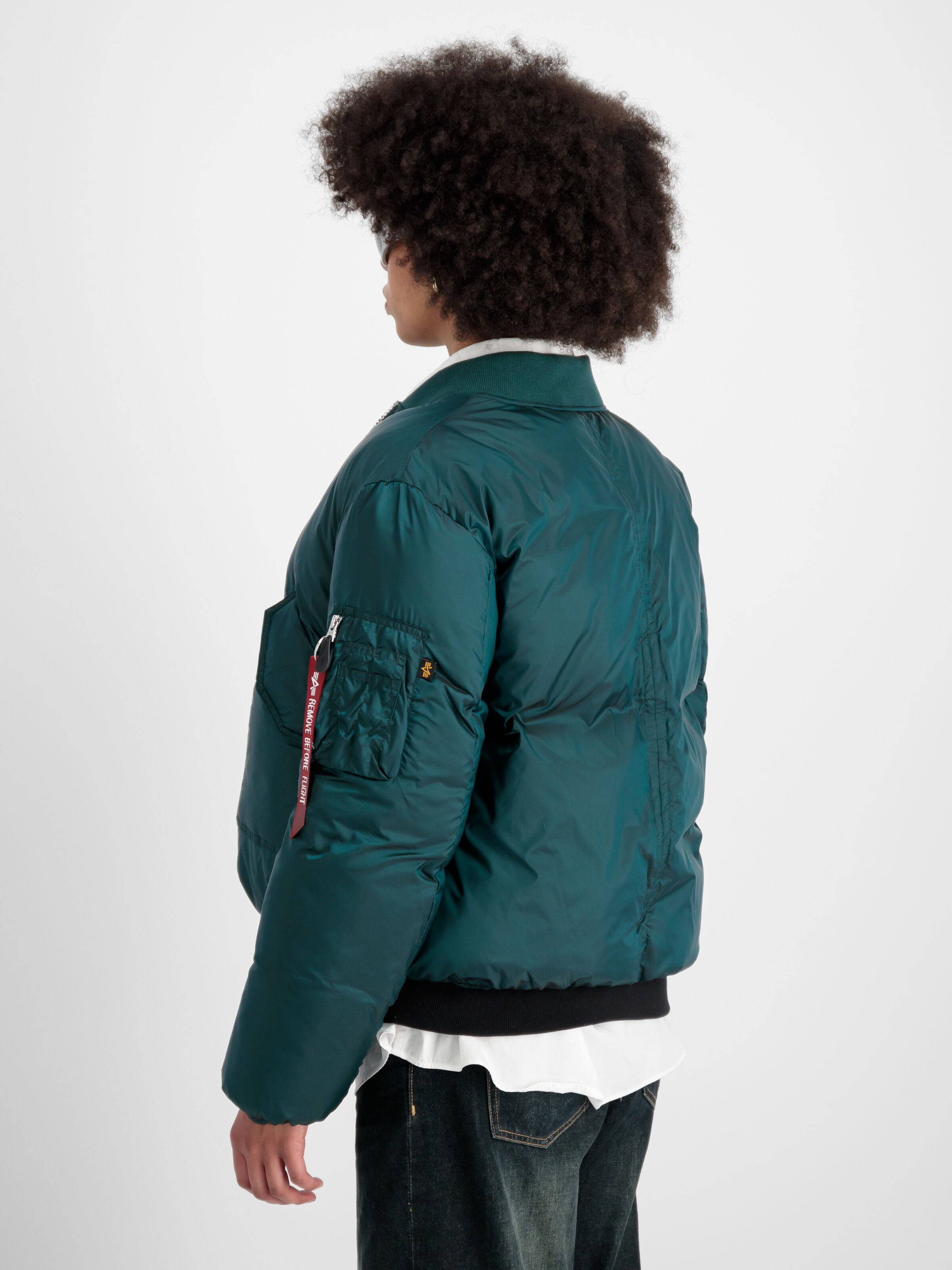 MA-1 Padded Bomber Jacket Women Force Green 148004_720_2_model_00004_99494