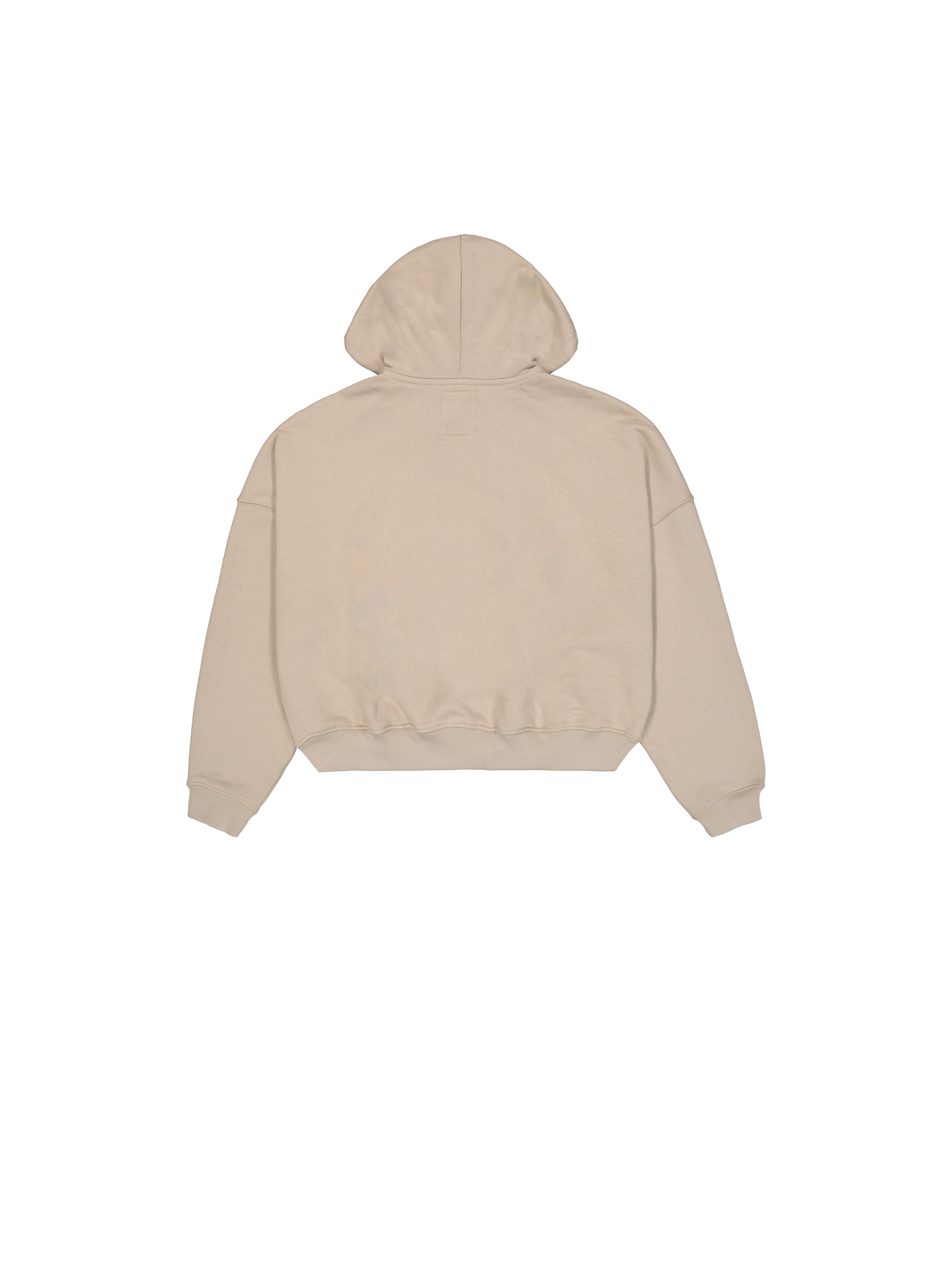 Alpha Essentials Rubber Logo Hoodie Women vintage sand 146041_679_1_flatlay_00002_133826