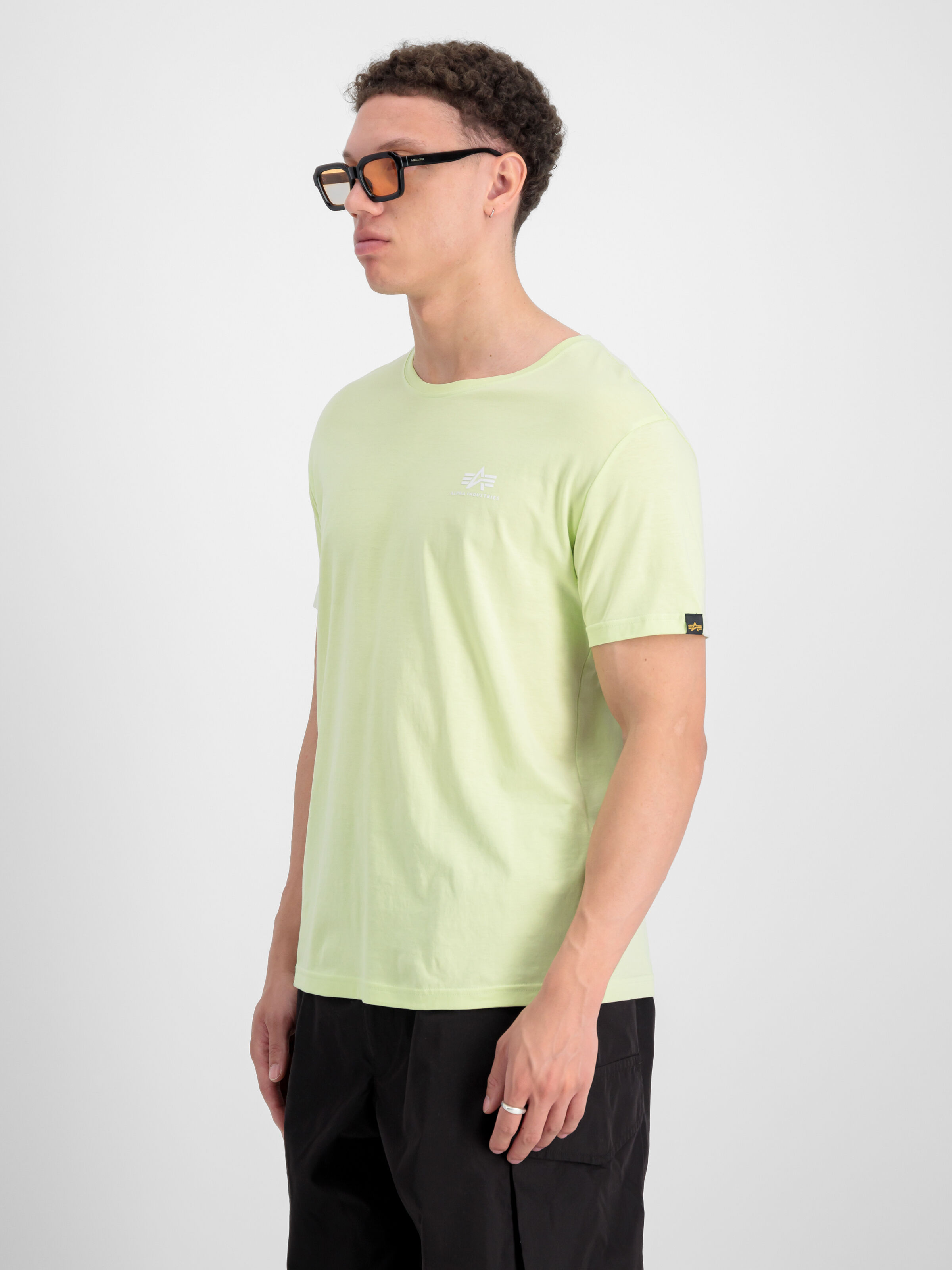 Backprint T-Shirt Arctic Lime 128507_722_2_model_00003_97475