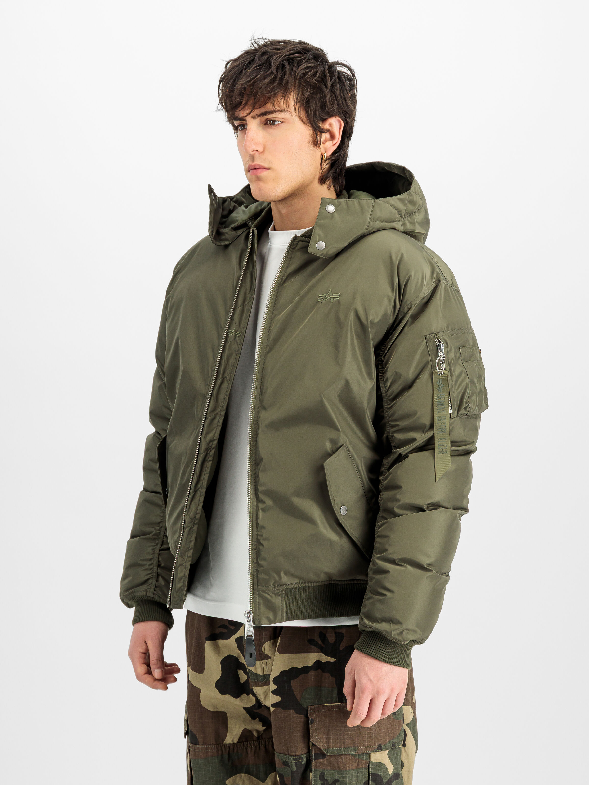 MA-1 Taffeta Bomber Jacket dark olive 268116_142_2_model_00002_232657