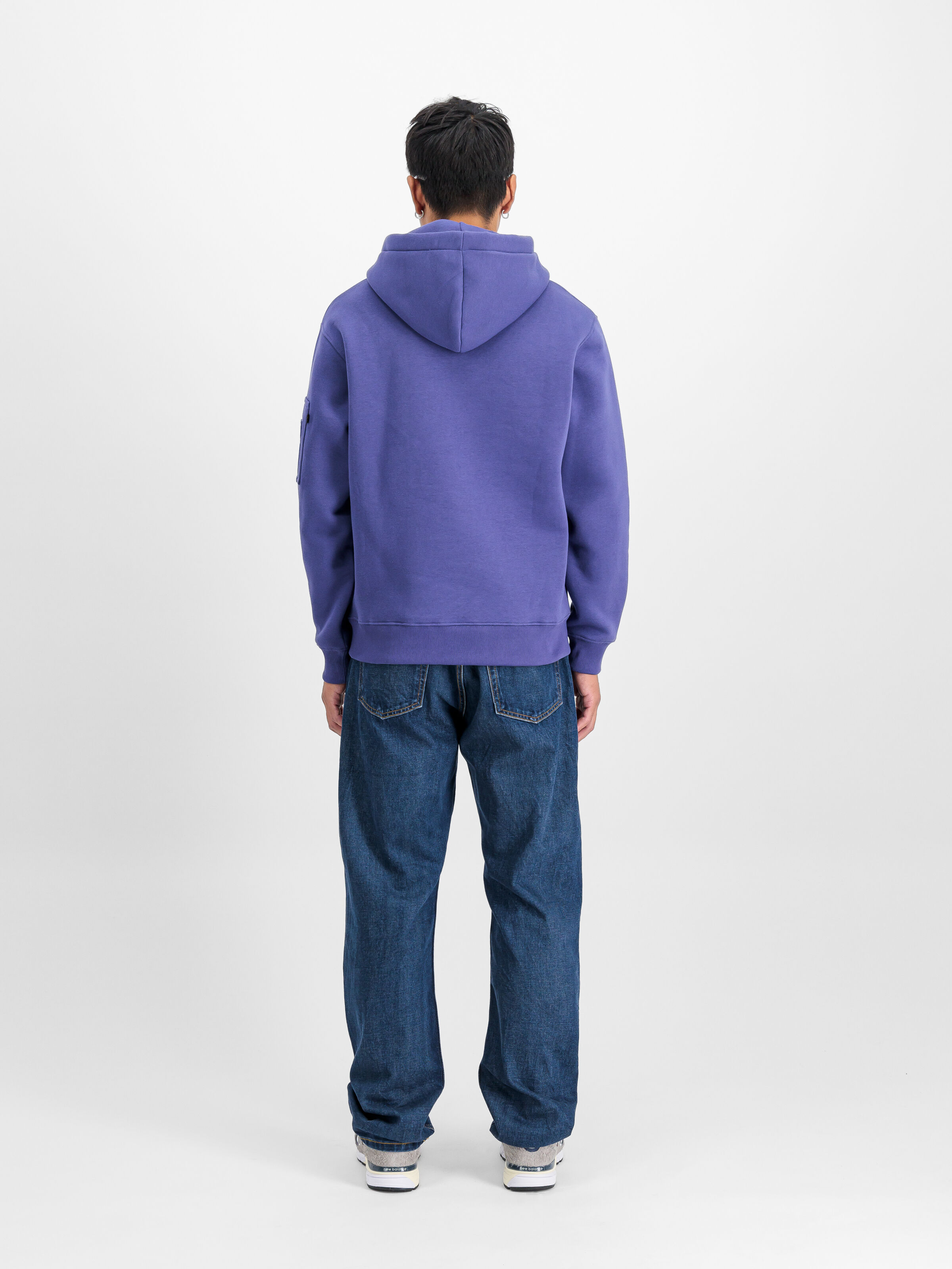 Alpha Puff Print Hoodie night purple 146338_735_2_model_00002_118424