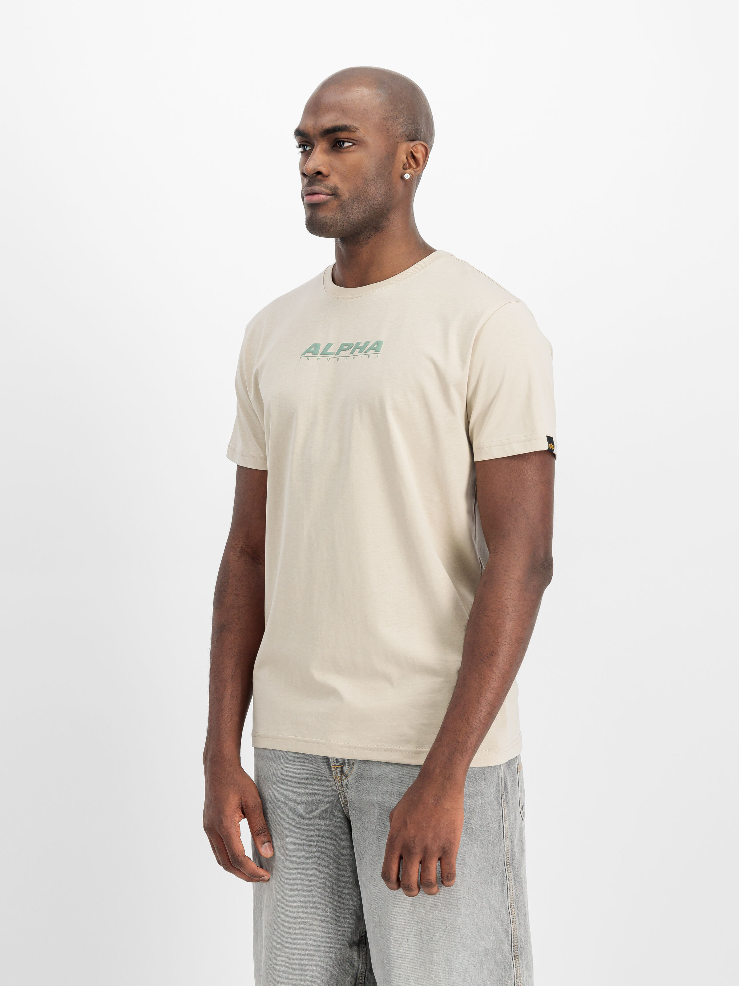 Alpha Backprint Puff T-Shirt organic beige 258526_627_2_model_00002_159698