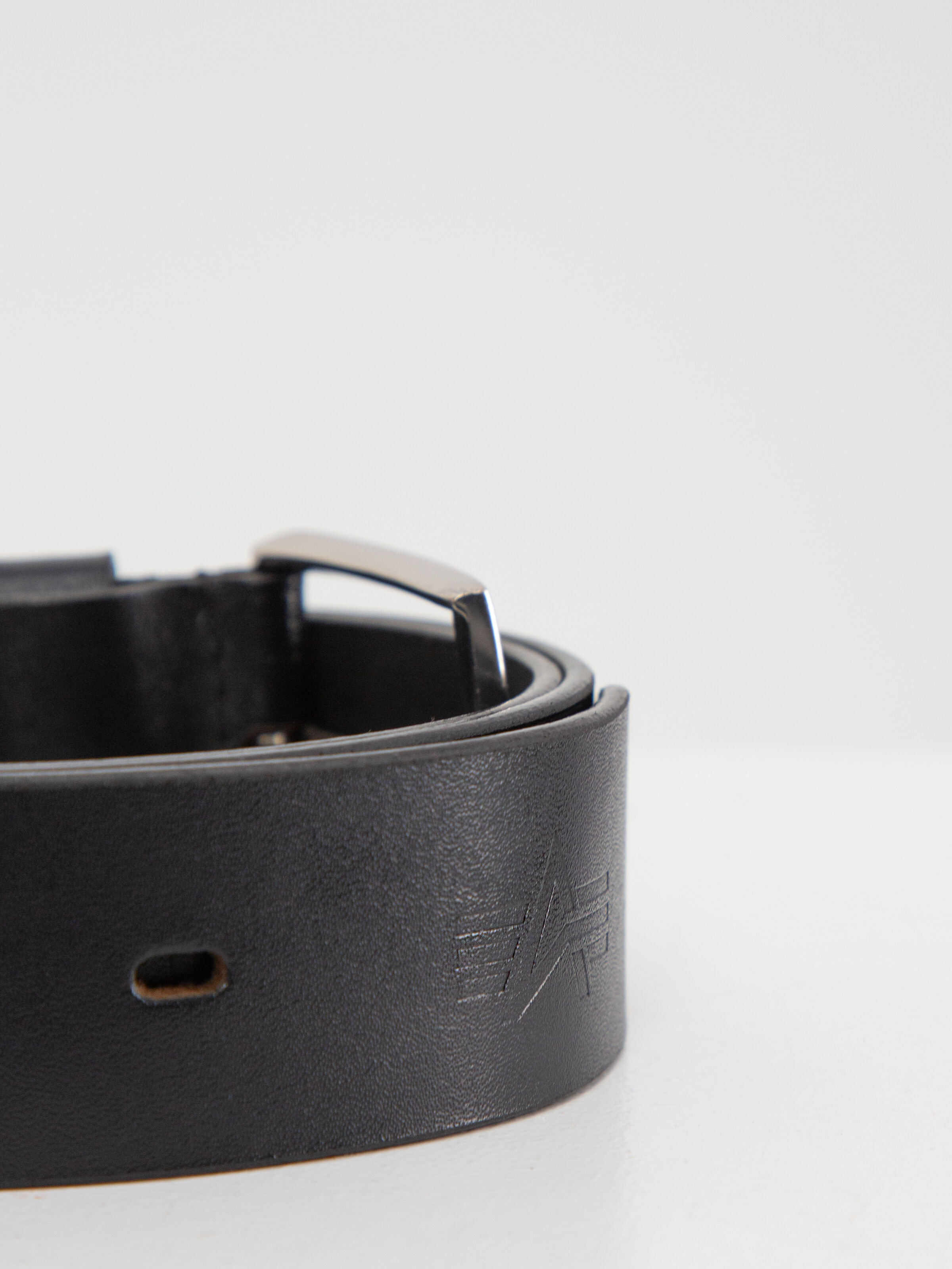 Embossed Alpha Belt black 168931_03_3_detail_00002_150798