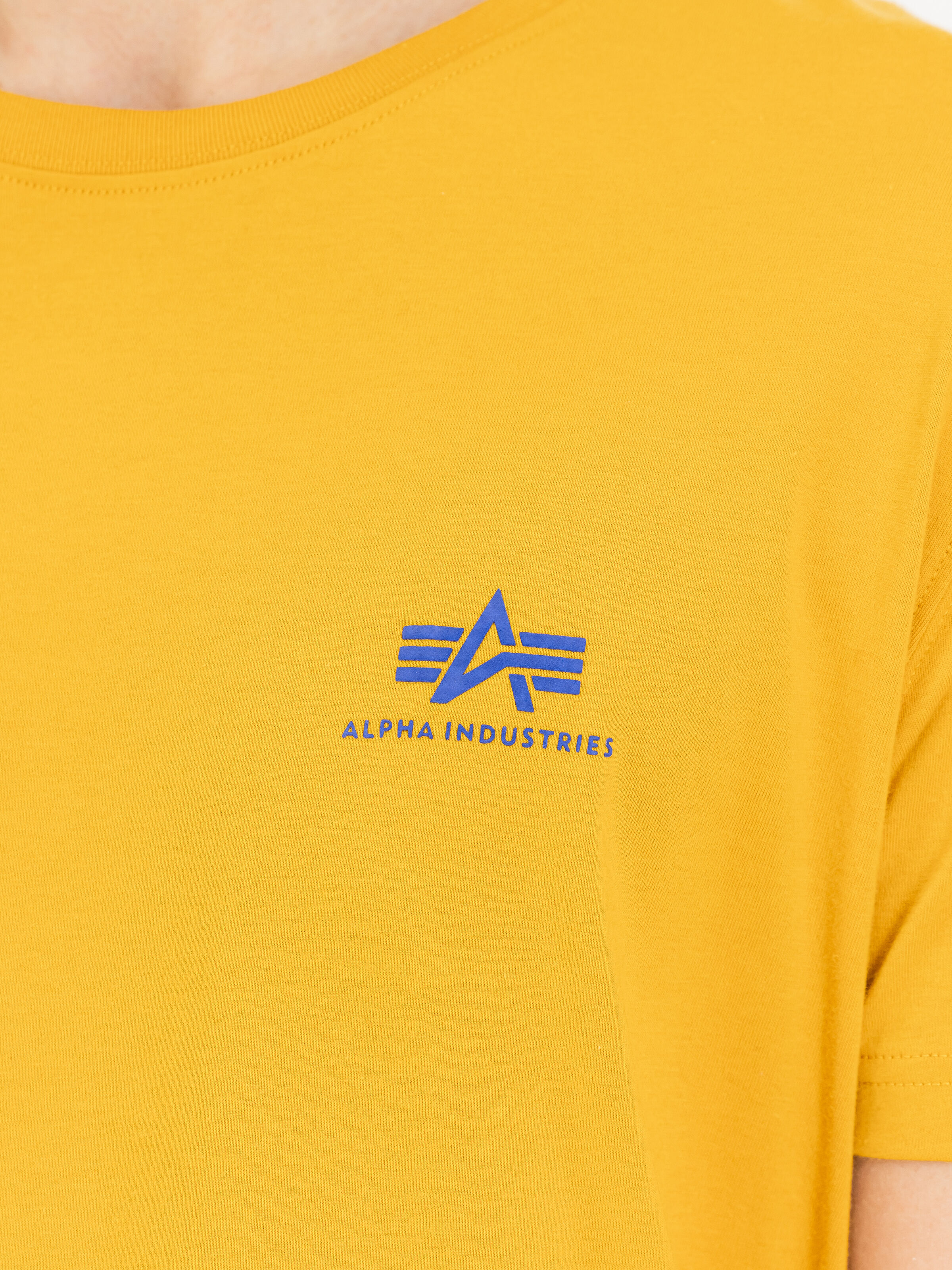 Basic Small Logo T-Shirt wheat/blue 188505_776_3_detail_00001_233069
