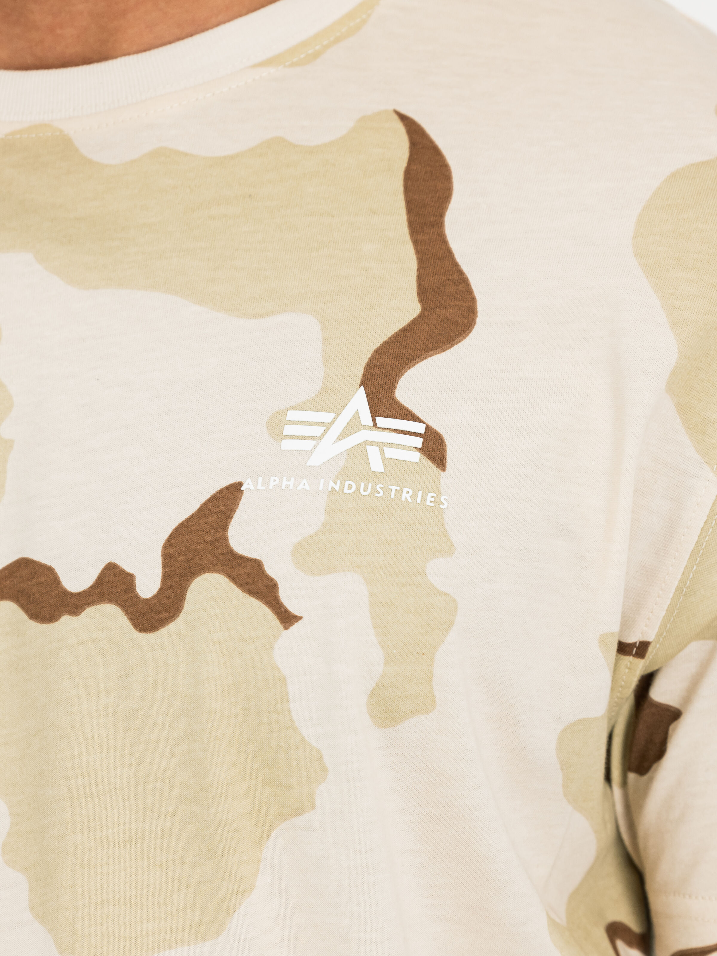 Basic Small Logo Camo T-Shirt desert camo 91 188505C_99_3_detail_00001_209795