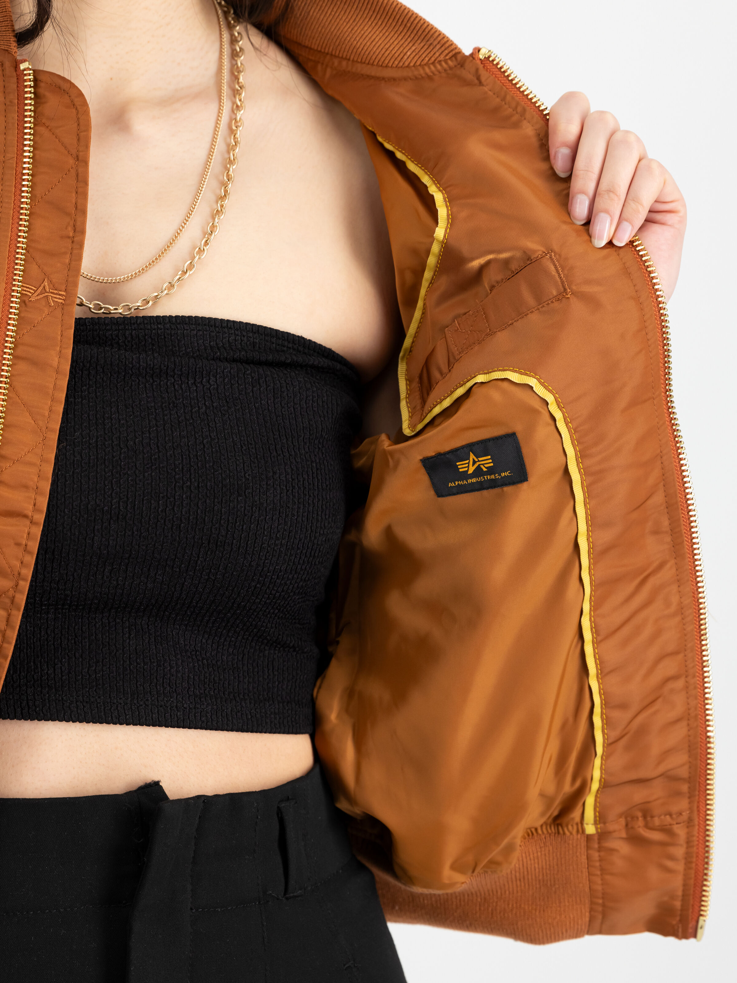 MA-1 VF Light Bomber Jacket Women hazel brown 156001_709_007_221320