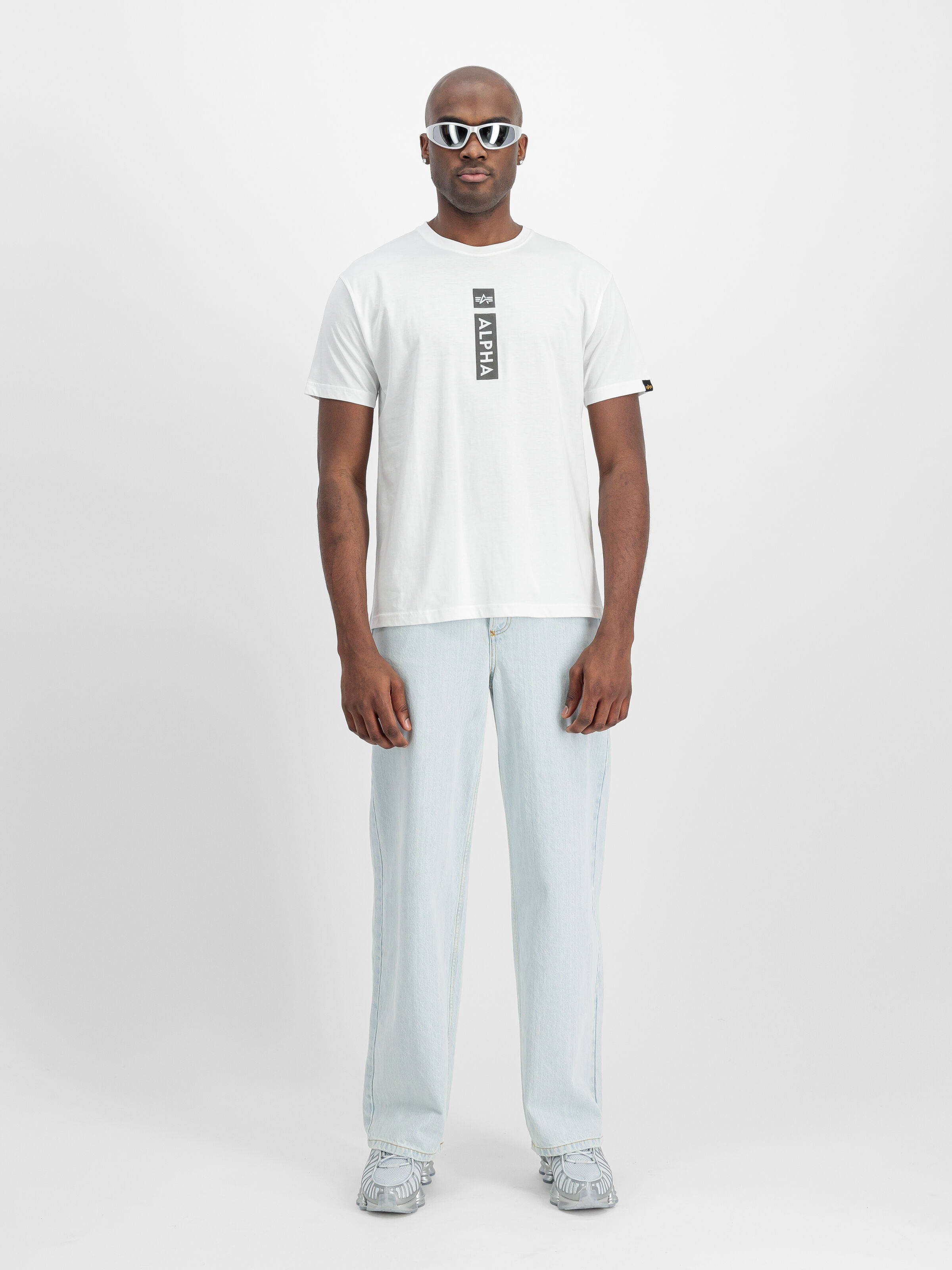 Alpha Puff Print T-Shirt white 146509_09_2_model_00001_160609