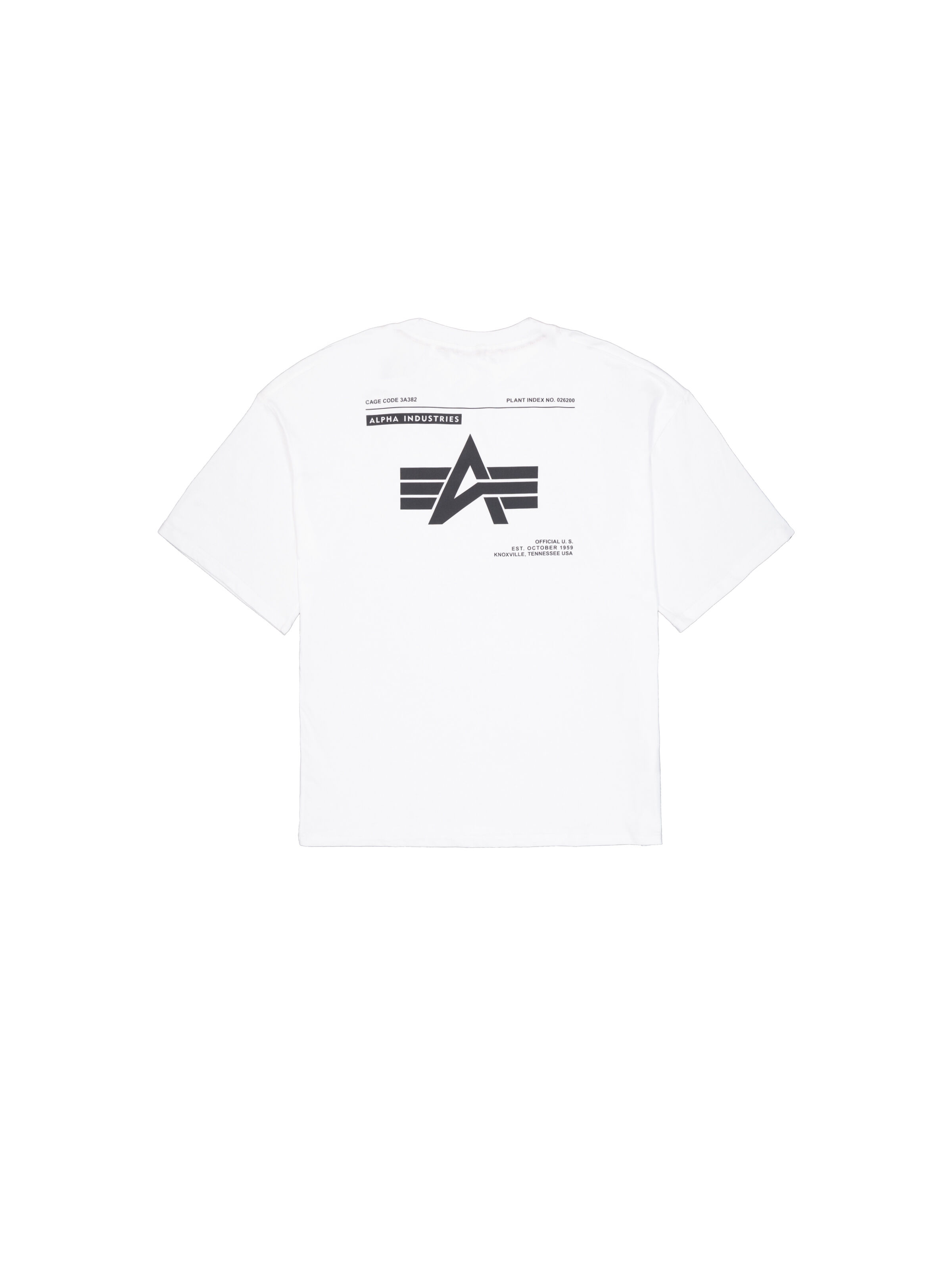 Logo Code Backprint T-Shirt white 146507_09_1_flatlay_00002_101363