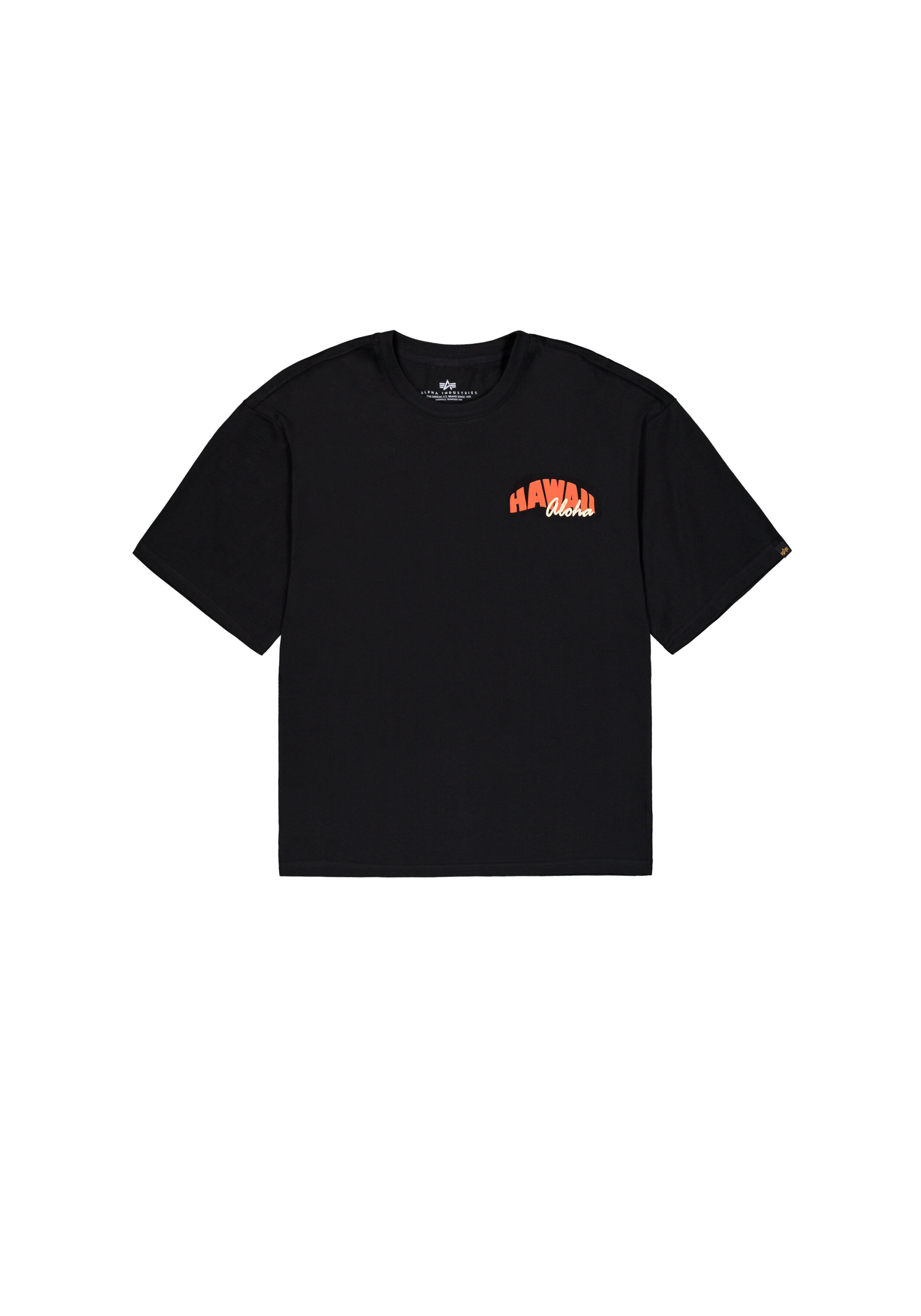 Hawaii Aloha Back Print T-Shirt black 156535_03_1_flatlay_00001_145503.jpg