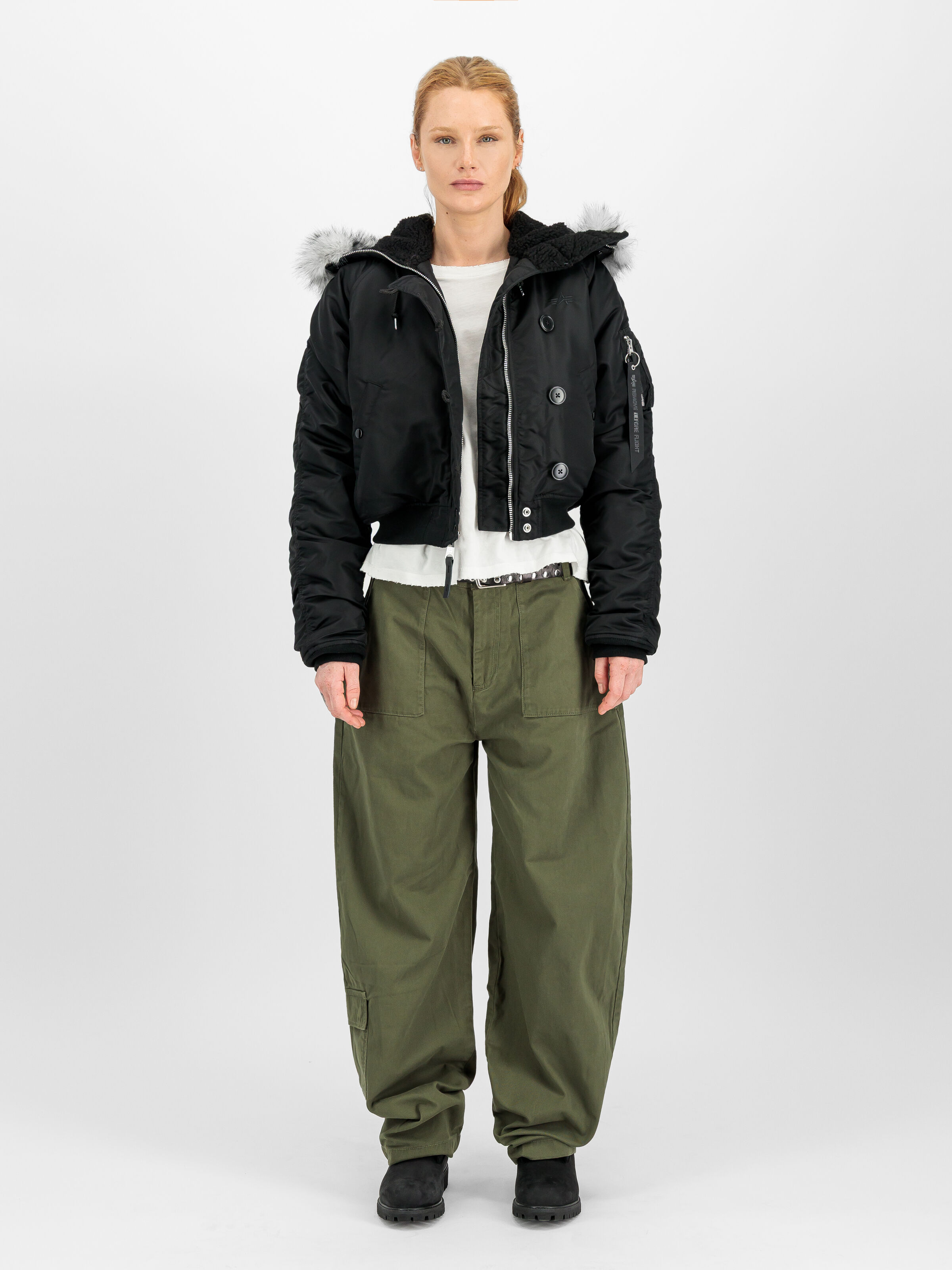 N-2B Cropped Winter Jacket Women black 268001_03_2_model_00001_245958