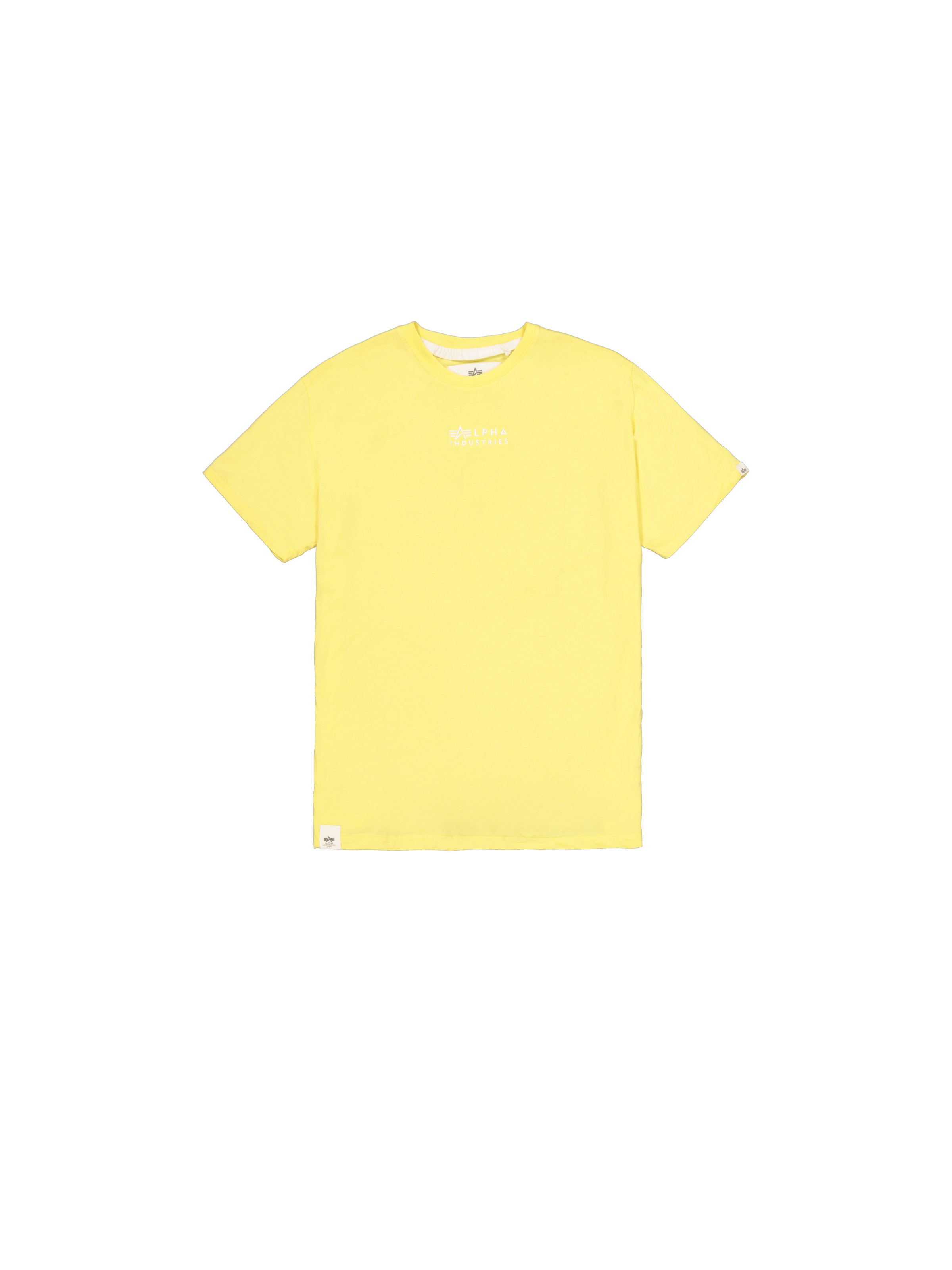 Organics Embroidery T-Shirt organic yellow 118529_647_1_flatlay_00001_222591.png