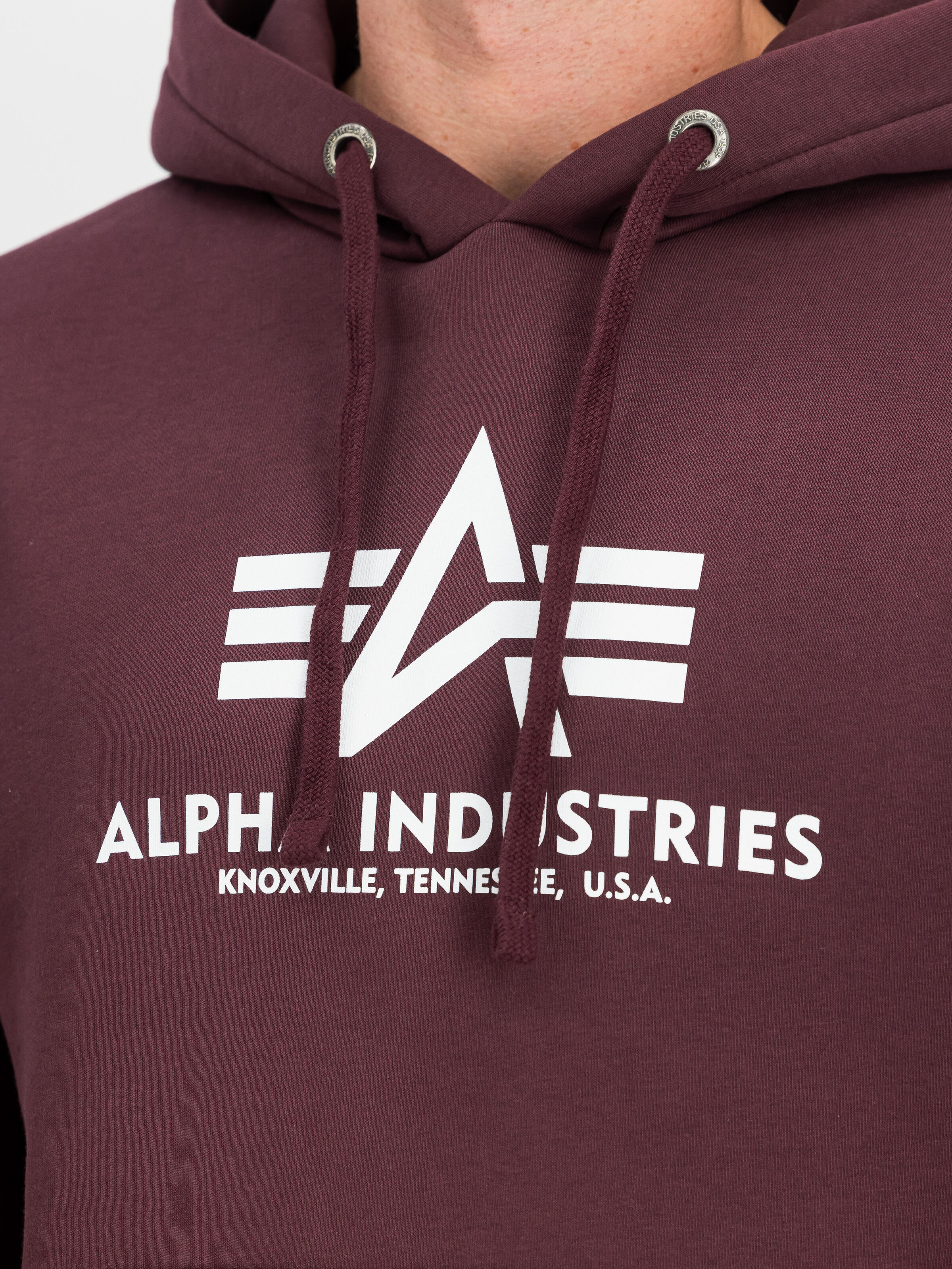 Basic Big Logo Hoodie deep maroon 178312_21_3_detail_00001_191362