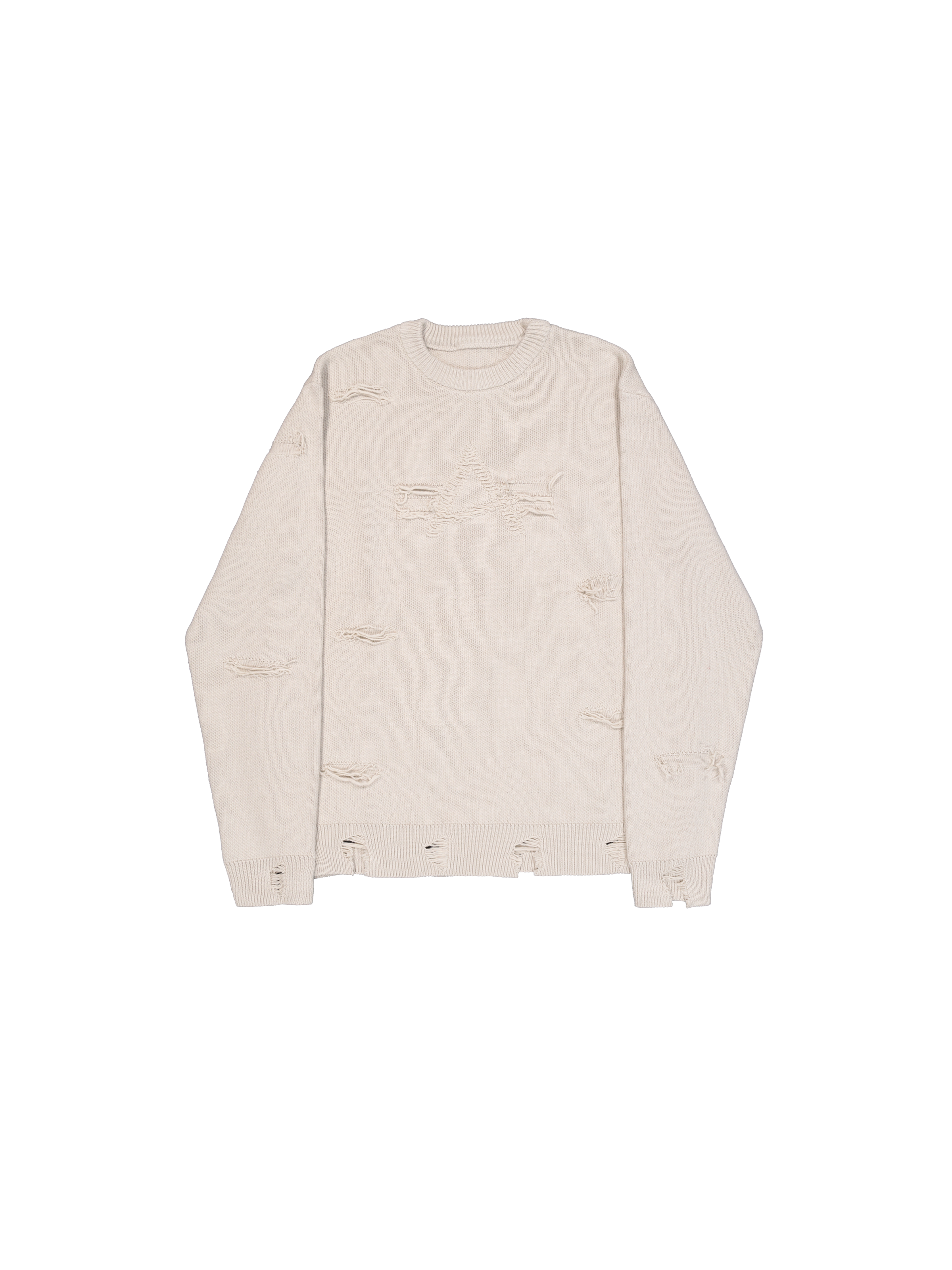 Distressed Logo Sweatshirt organic beige 258400_627_1_flatlay_00001_164074.png