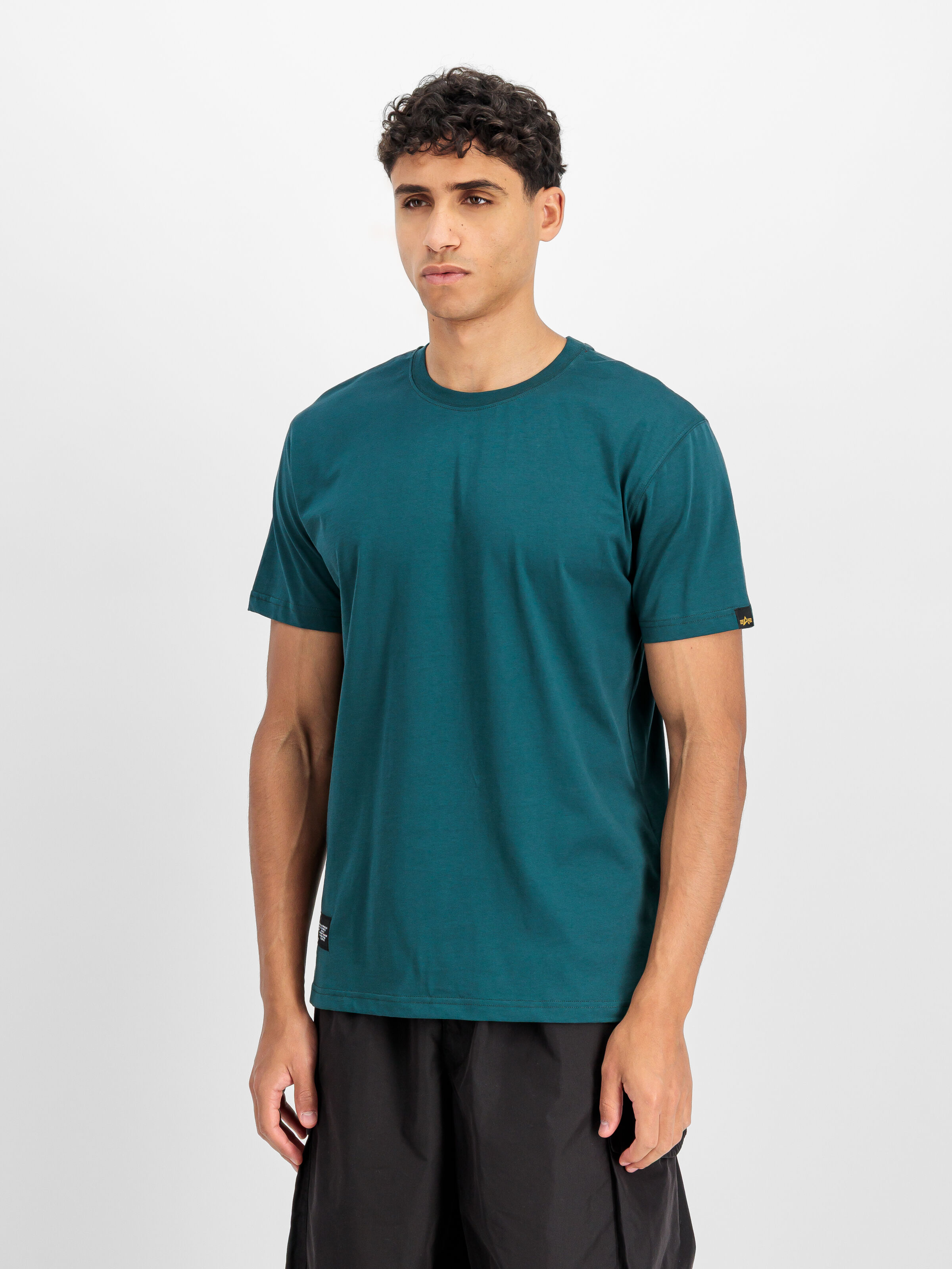 Label Backprint T-Shirt deep petrol 258505_609_2_model_00002_196190