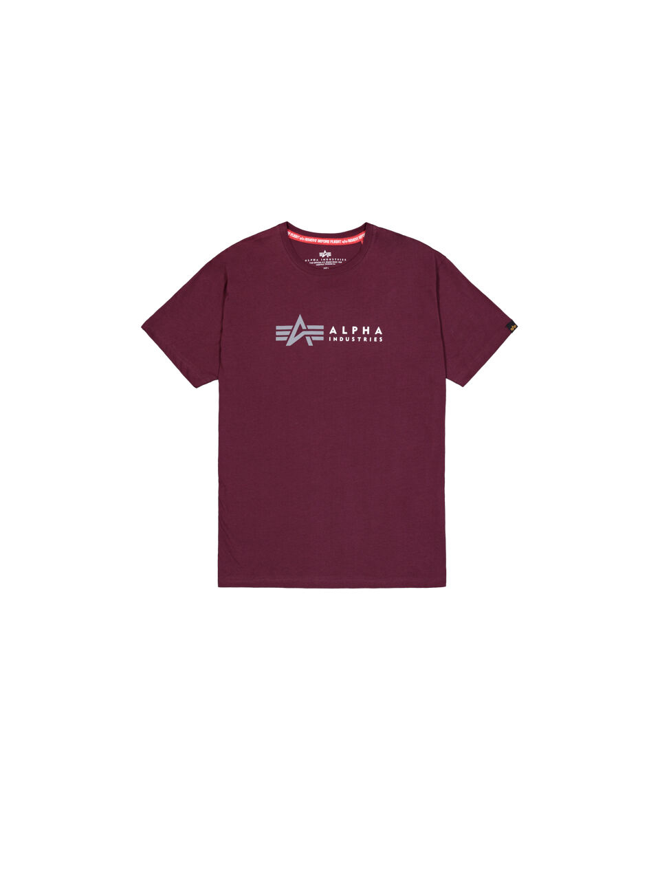 Alpha Label T-Shirt dark cherry 118502_608_1_flatlay_00001_160803.jpg