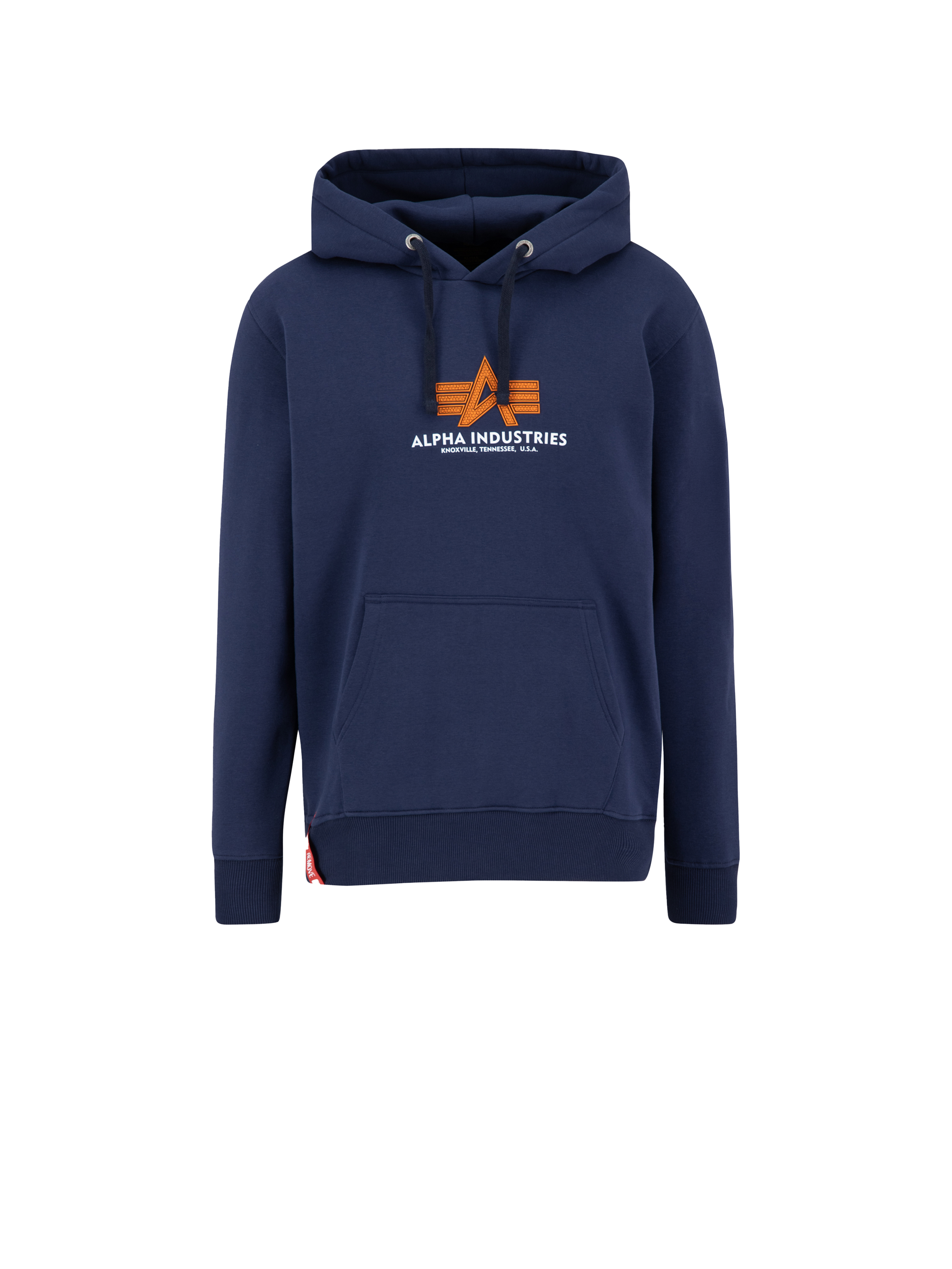 Basic Big Logo Rubber Hoodie ultra navy 178312RB_697_1_flatlay_00001_226296.png