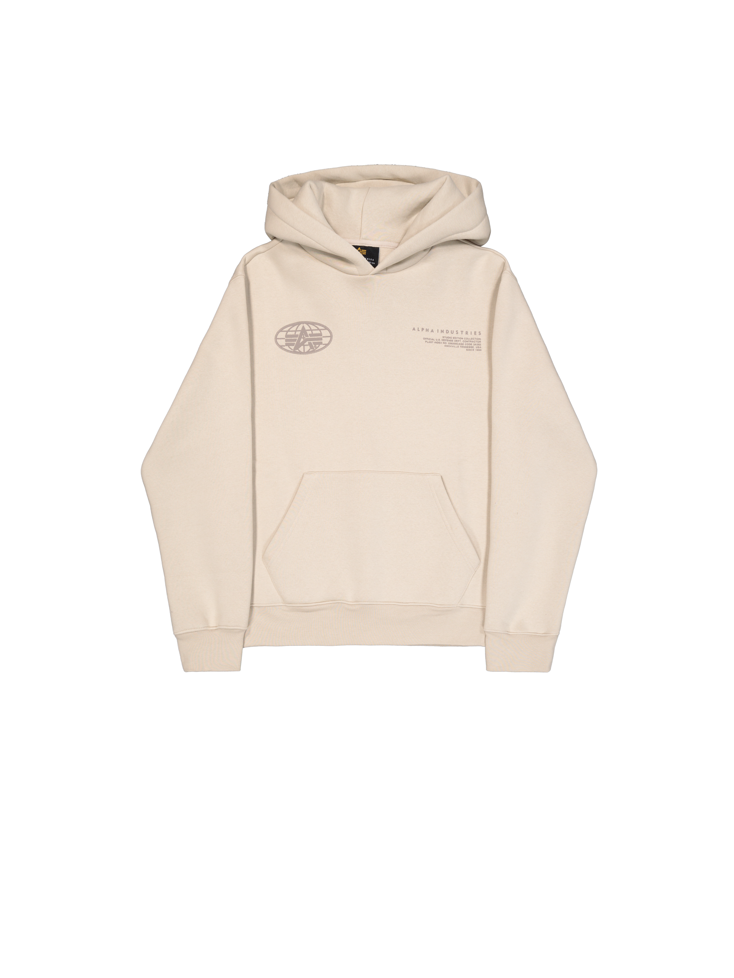 World Logo Back Print Hoodie organic beige 258337_627_1_flatlay_00001_169039.png
