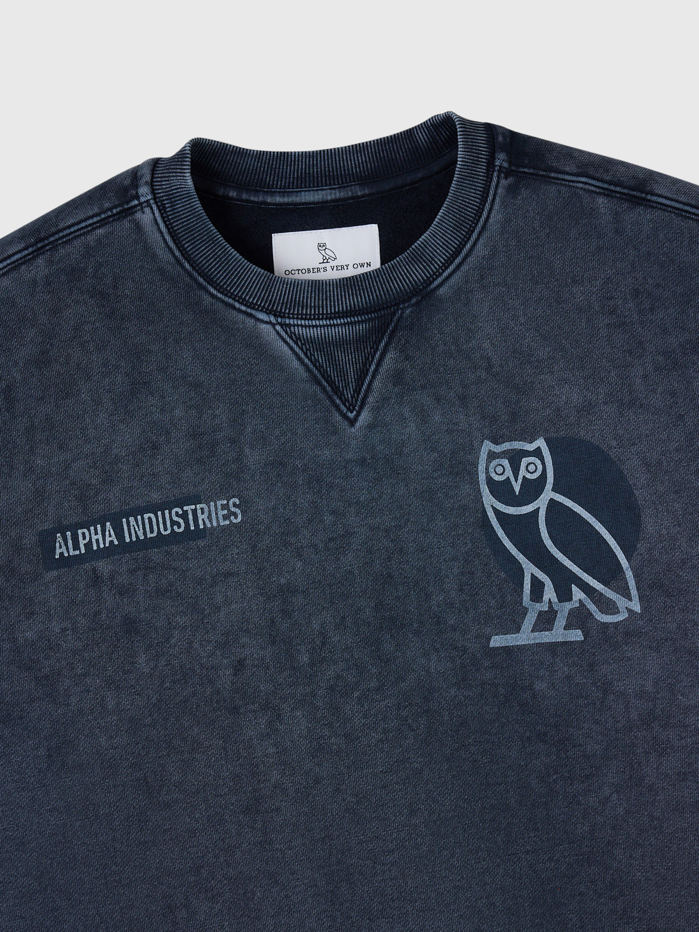 ALPHA x OVO Garment Dye Sweatshirt rep.blue 258015_07_3_detail_00002_195892