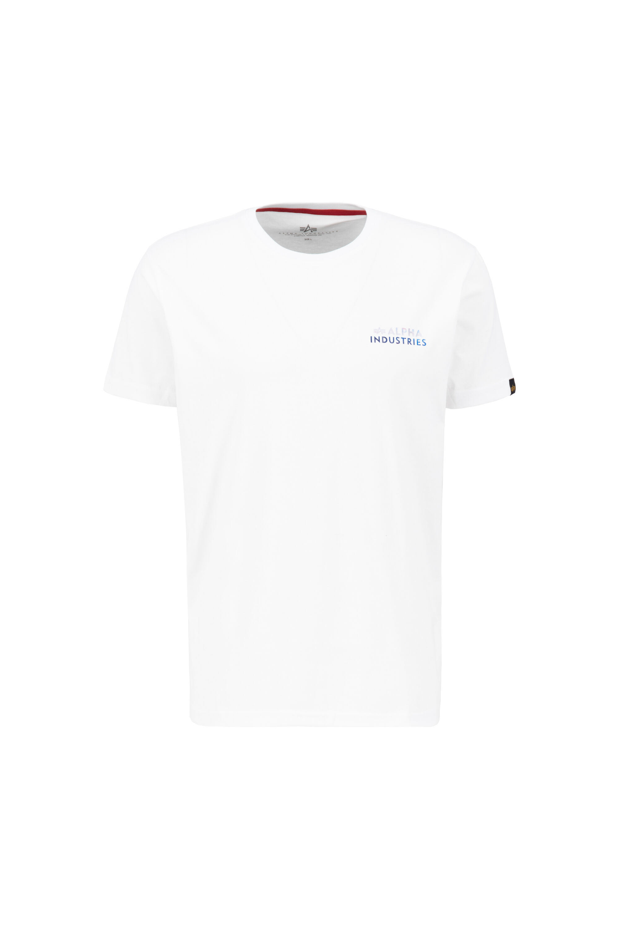 Holographic Small Logo T-Shirt white 146514_09_001_123040.jpg