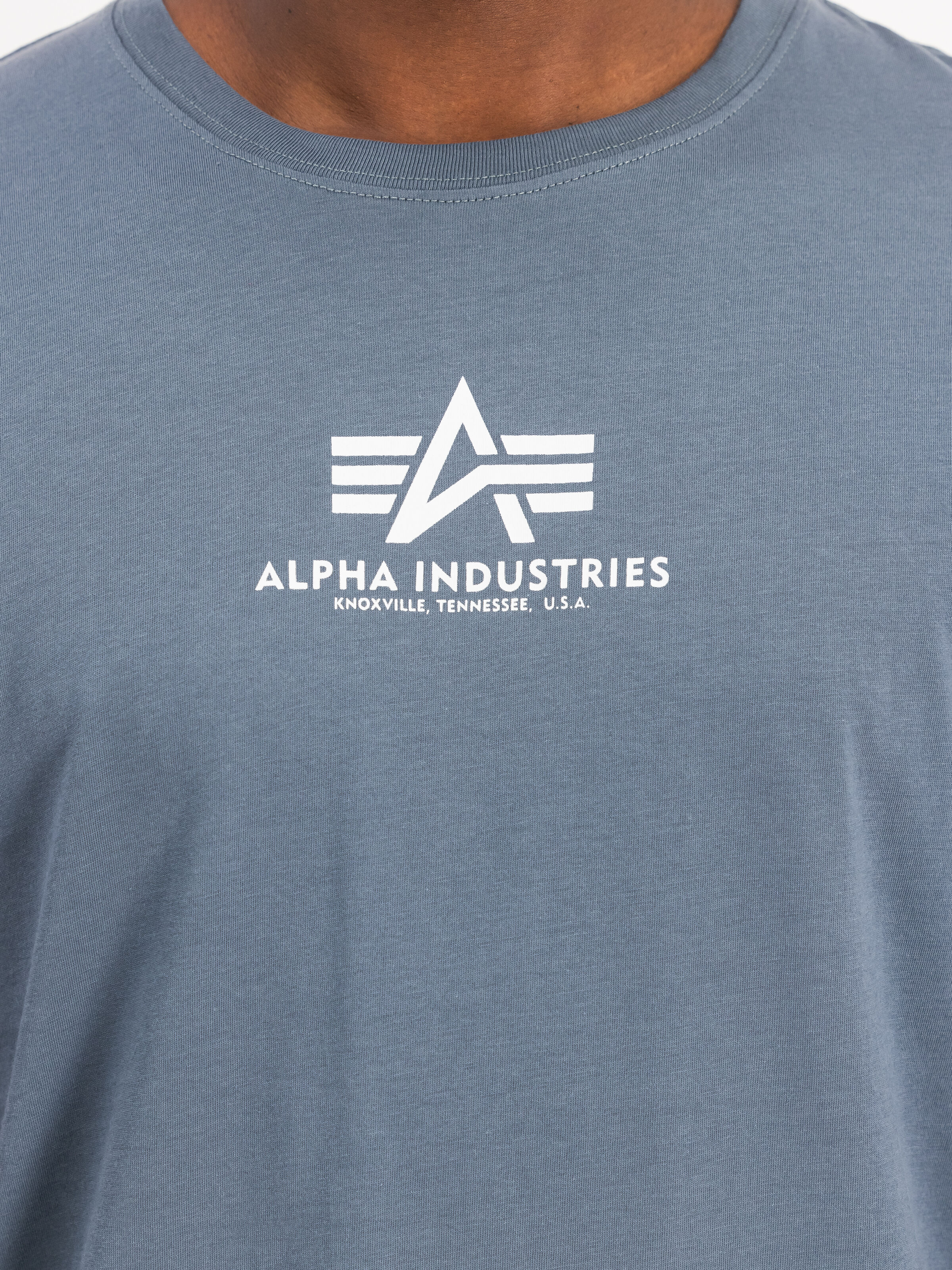 Basic Mid Logo T-Shirt denim blue 118533_439_3_detail_00001_160745