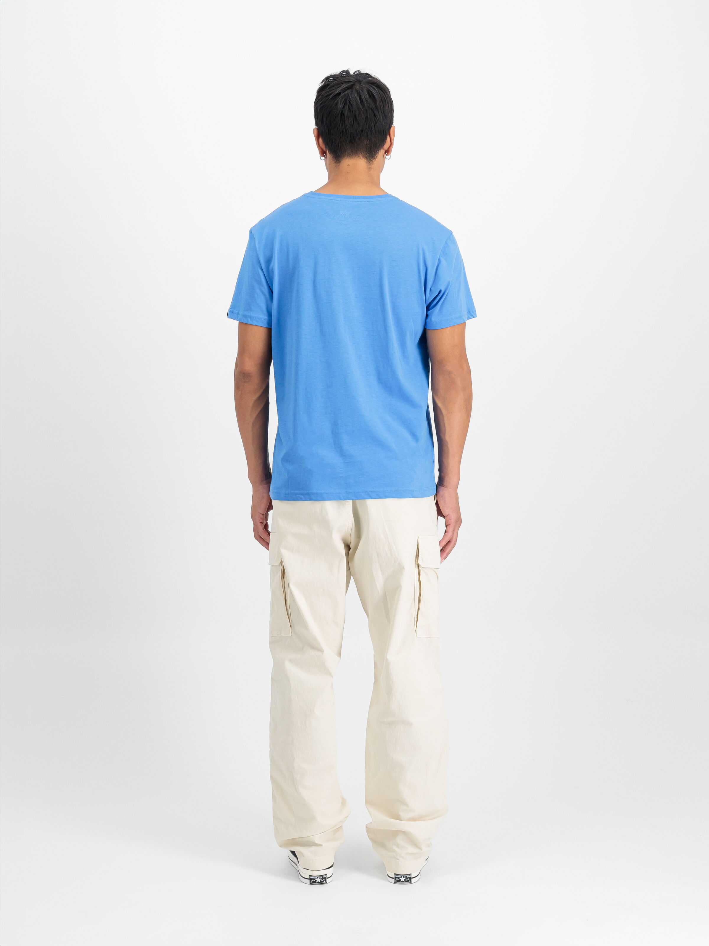 Basic Big Logo T-Shirt mediteranian blue 100501_737_2_model_00002_117828