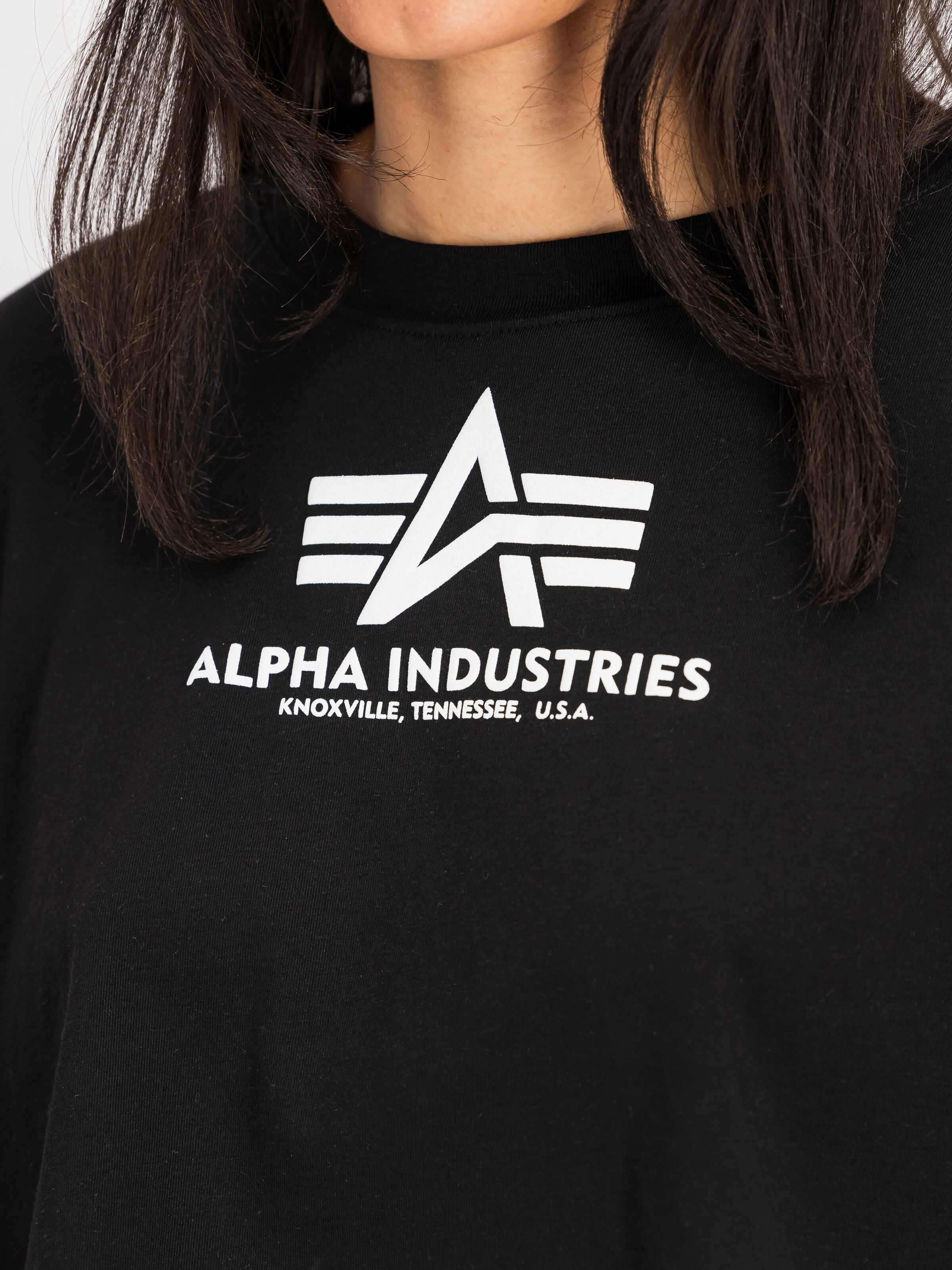 Basic Big Logo Cropped PP T-Shirt Women black 258060_03_3_detail_00001_165560