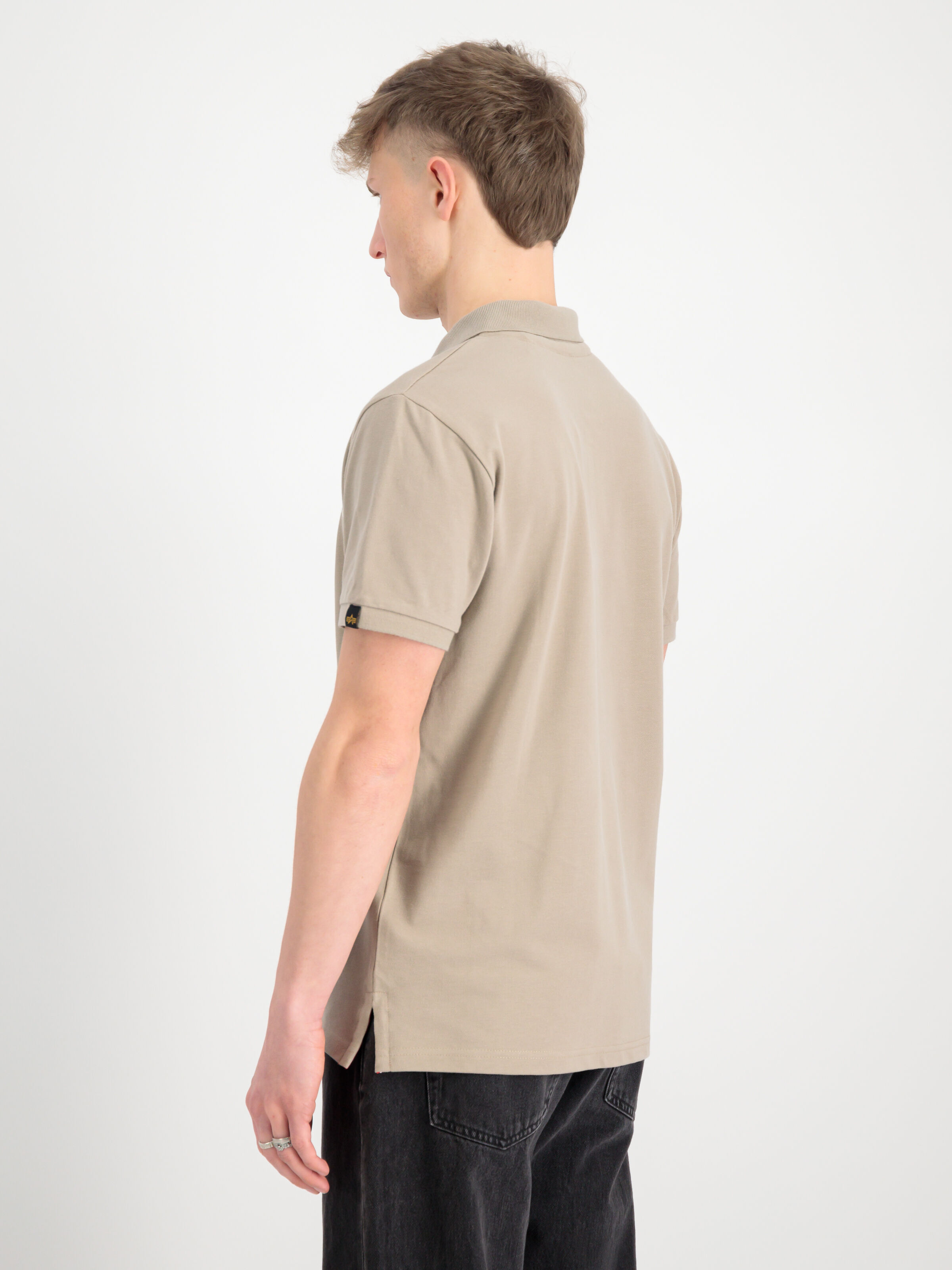 Basic Small Logo Polo vintage sand 106600_679_2_model_00004_110787