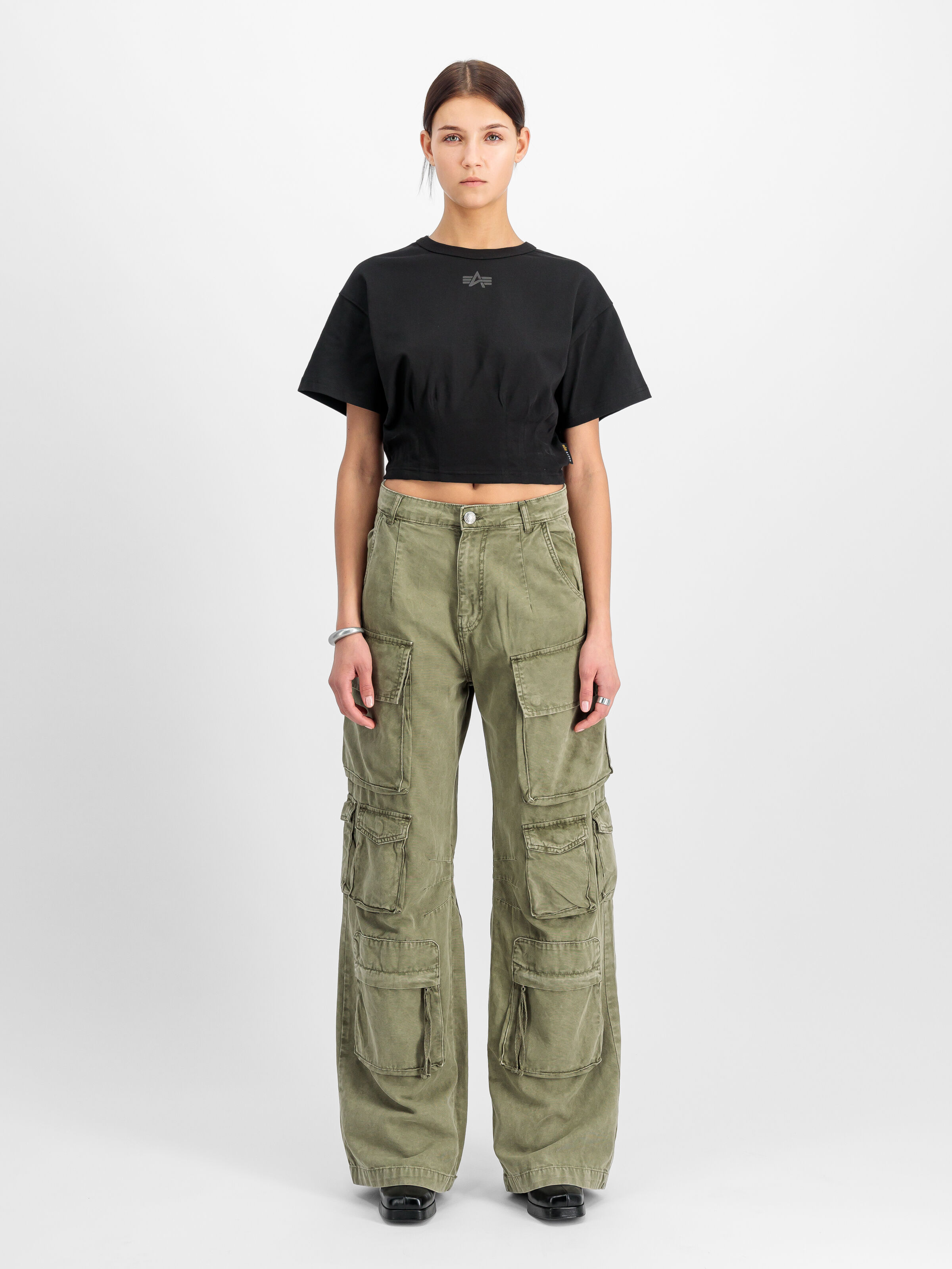 Waisted T-Shirt Women black 148070_03_2_model_00001_103662