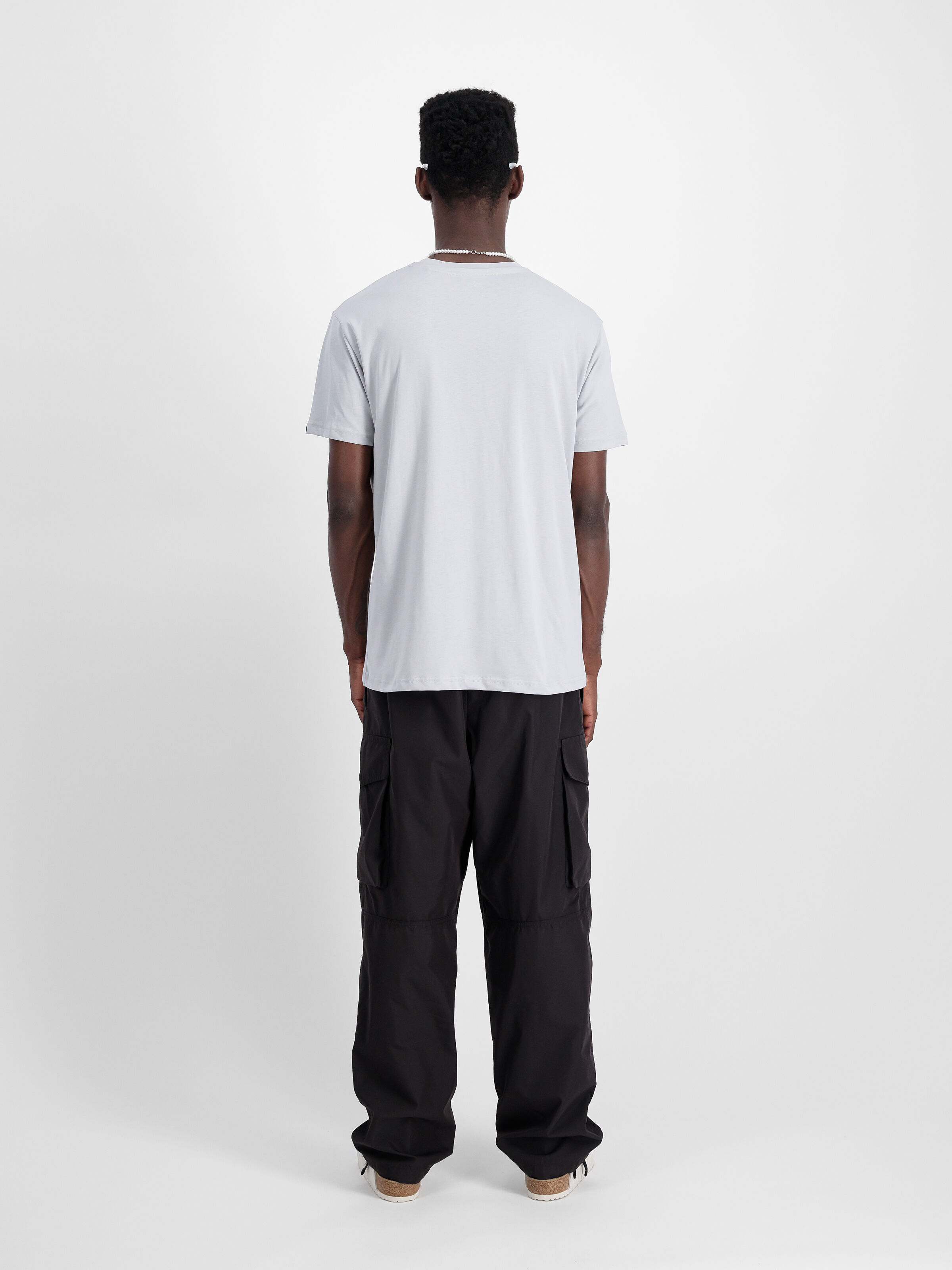 Satin Logo T-Shirt pastel grey 148513_666_2_model_00002_98267