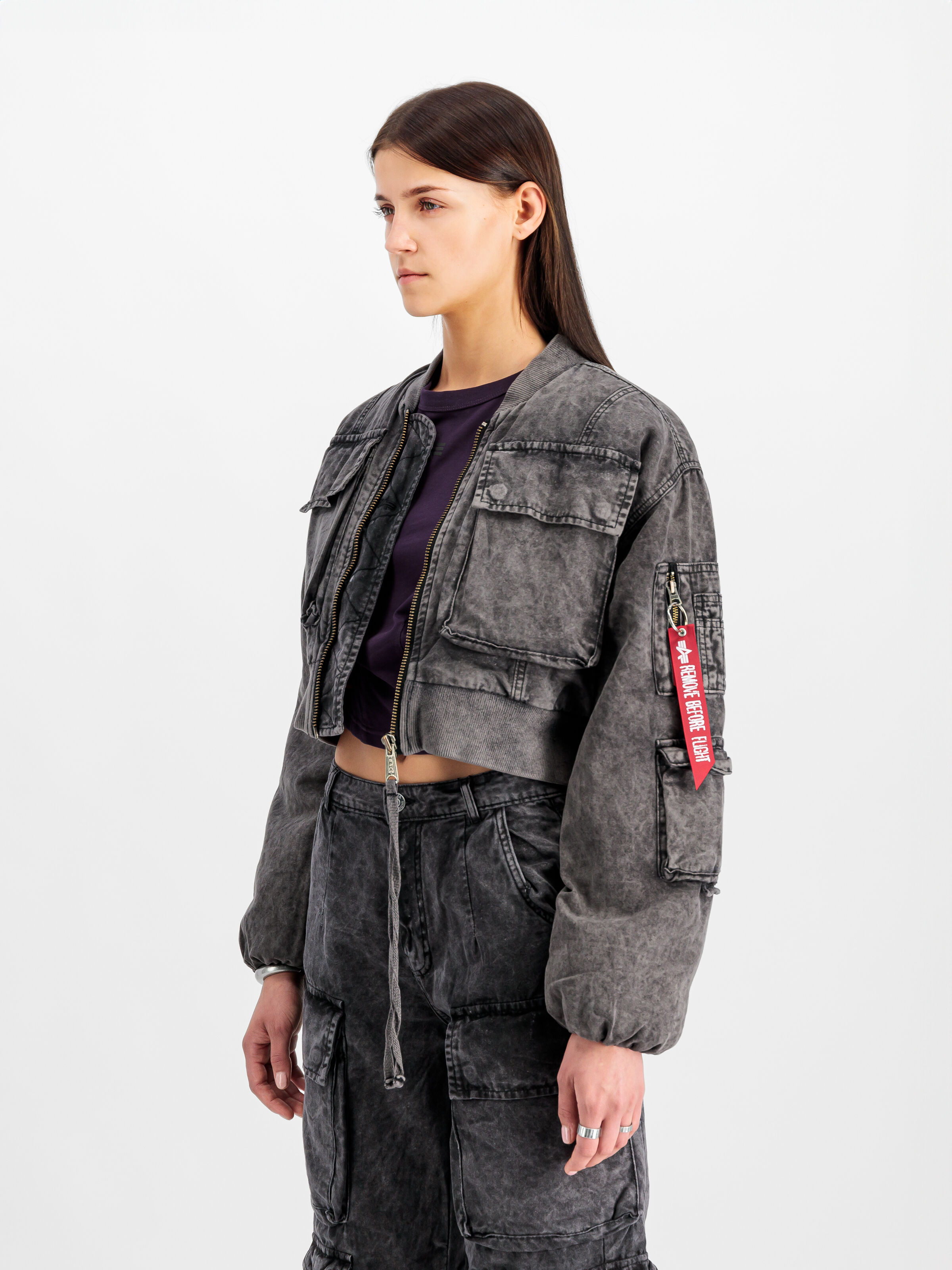 Multipocket Flight Jacket Women black 148008_03_2_model_00003_103828