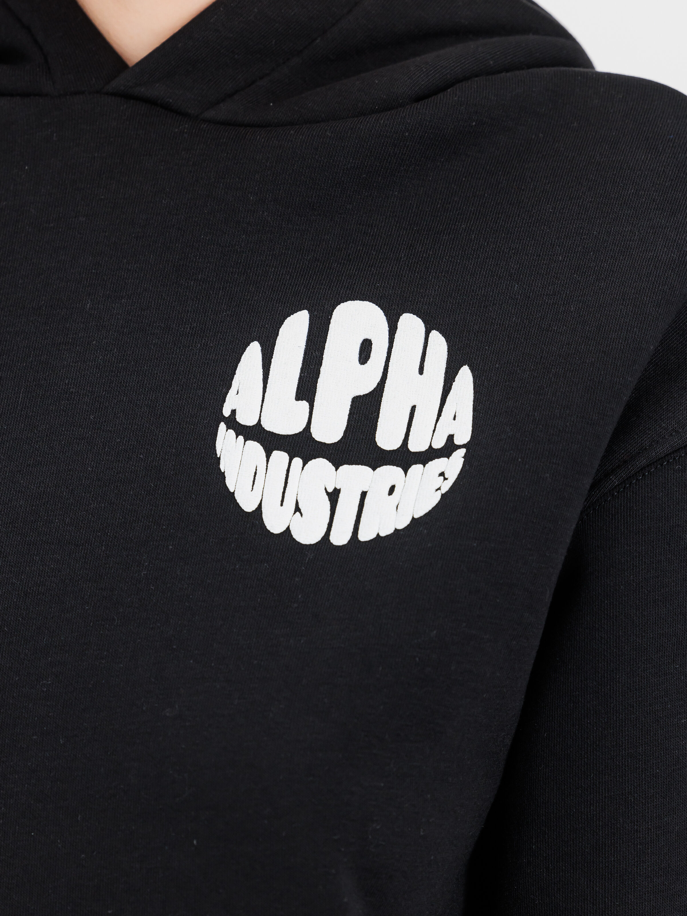 Logo Backprint Hoodie Women black 156041_03_3_detail_00001_144664