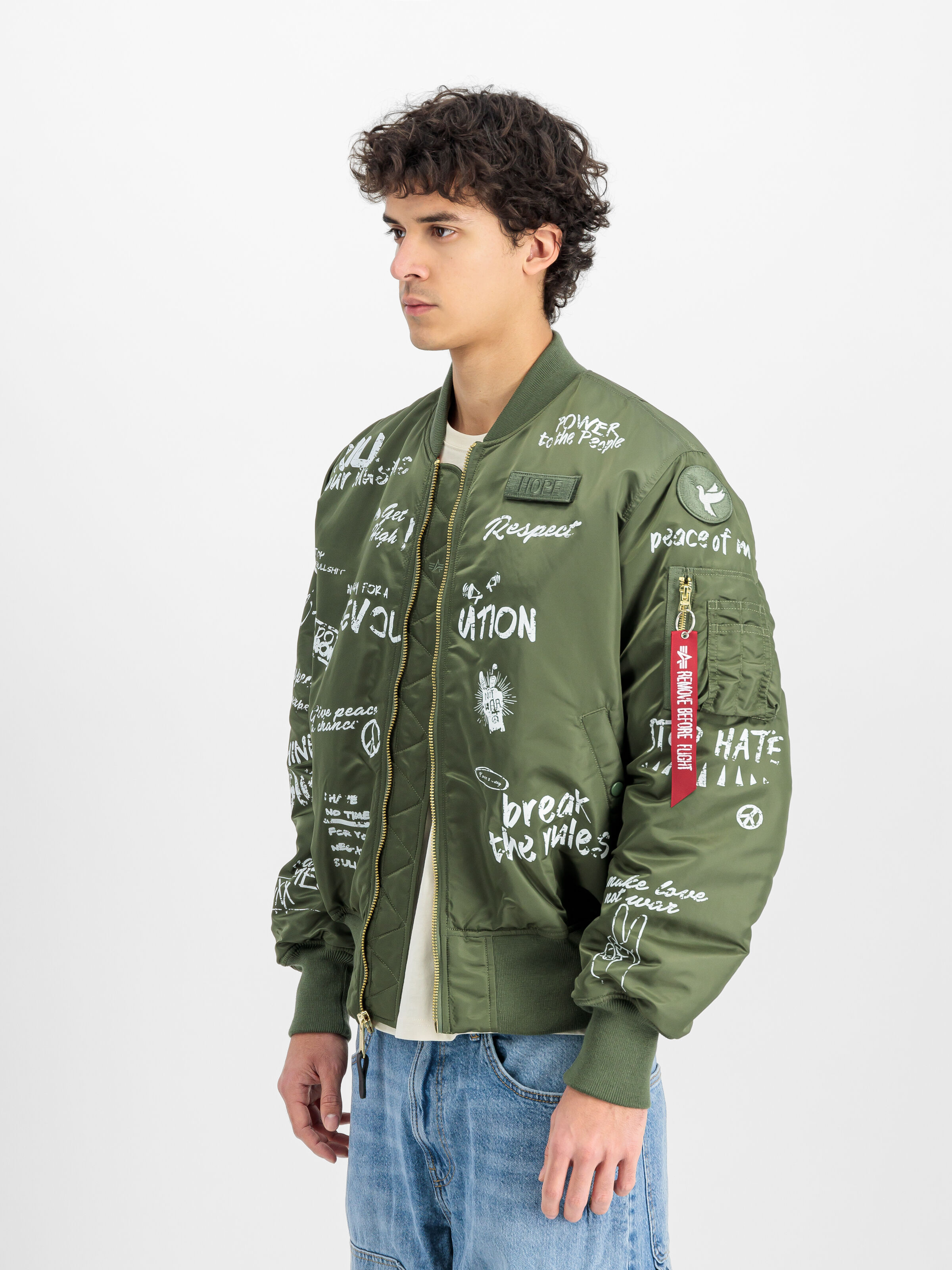 MA-1 Peace Bomber Jacket sage-green 156136_01_2_model_00003_144277