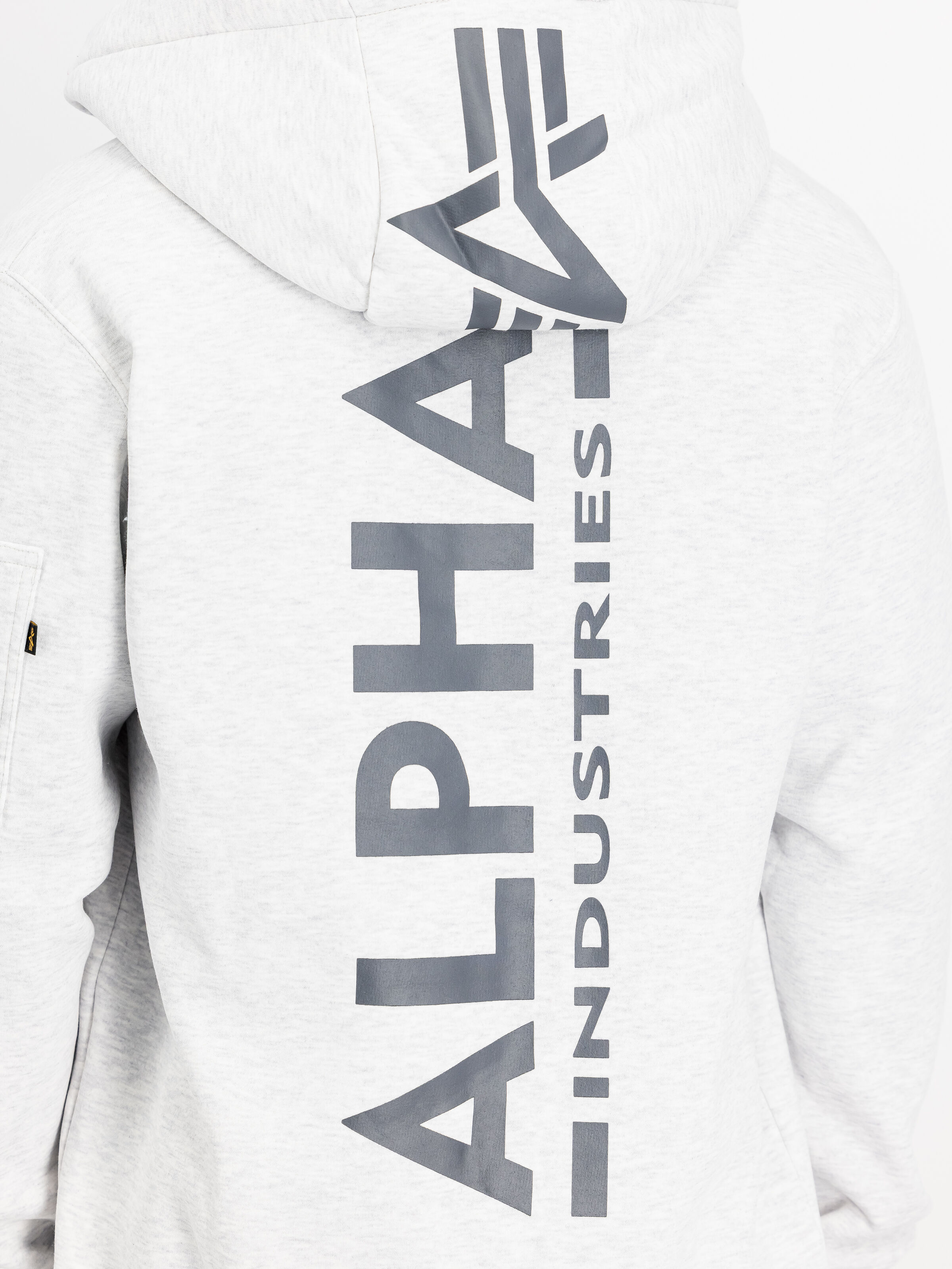 Backprint Hoodie pastel grey melange 178318_752_3_detail_00002_173688