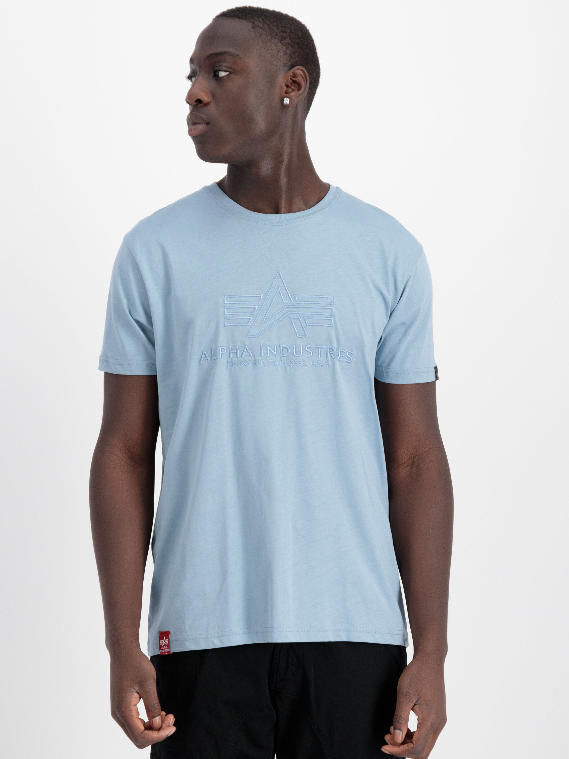 Basic Embroidery T-Shirt greyblue 118505_134_alpha_industries_basic_t_embroidery_00001_183185